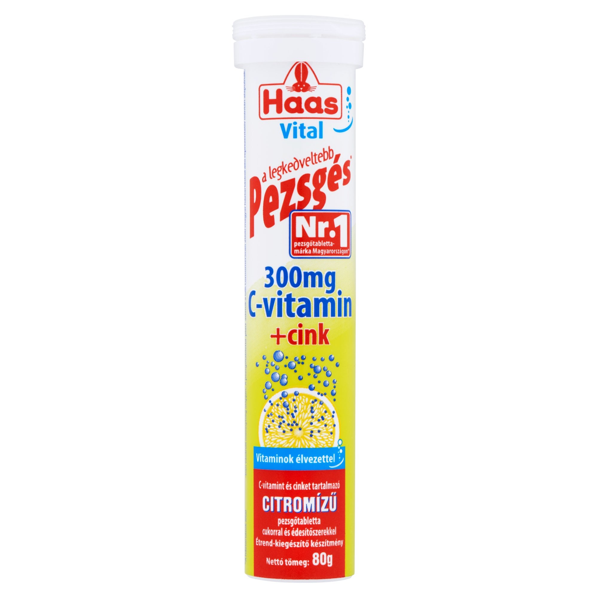 Haas Pezsgőtabletta C-vitamin 300 mg