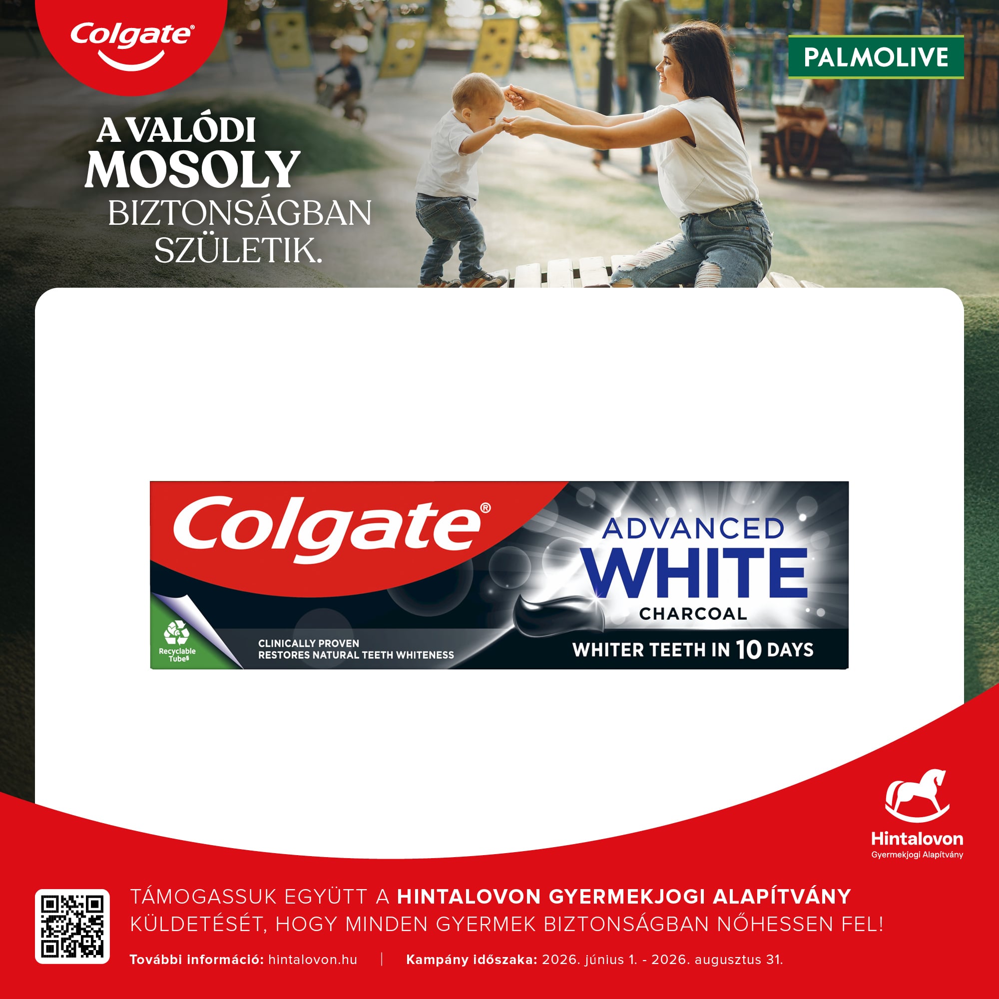 Colgate Advanced whitening charcoal fogkrém