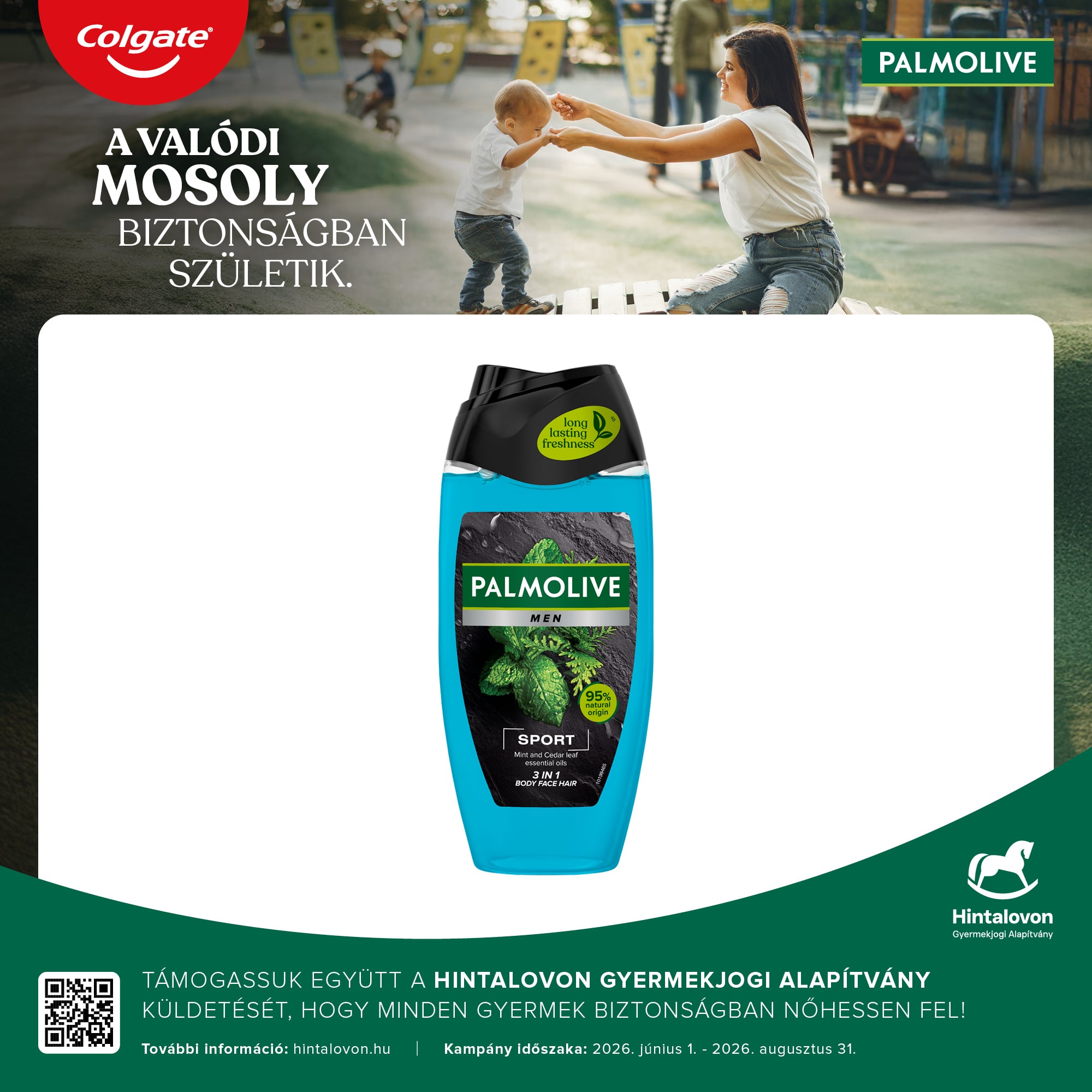 Palmolive Men Sport 3 az 1-ben tusfürdő testre, arcra és hajra