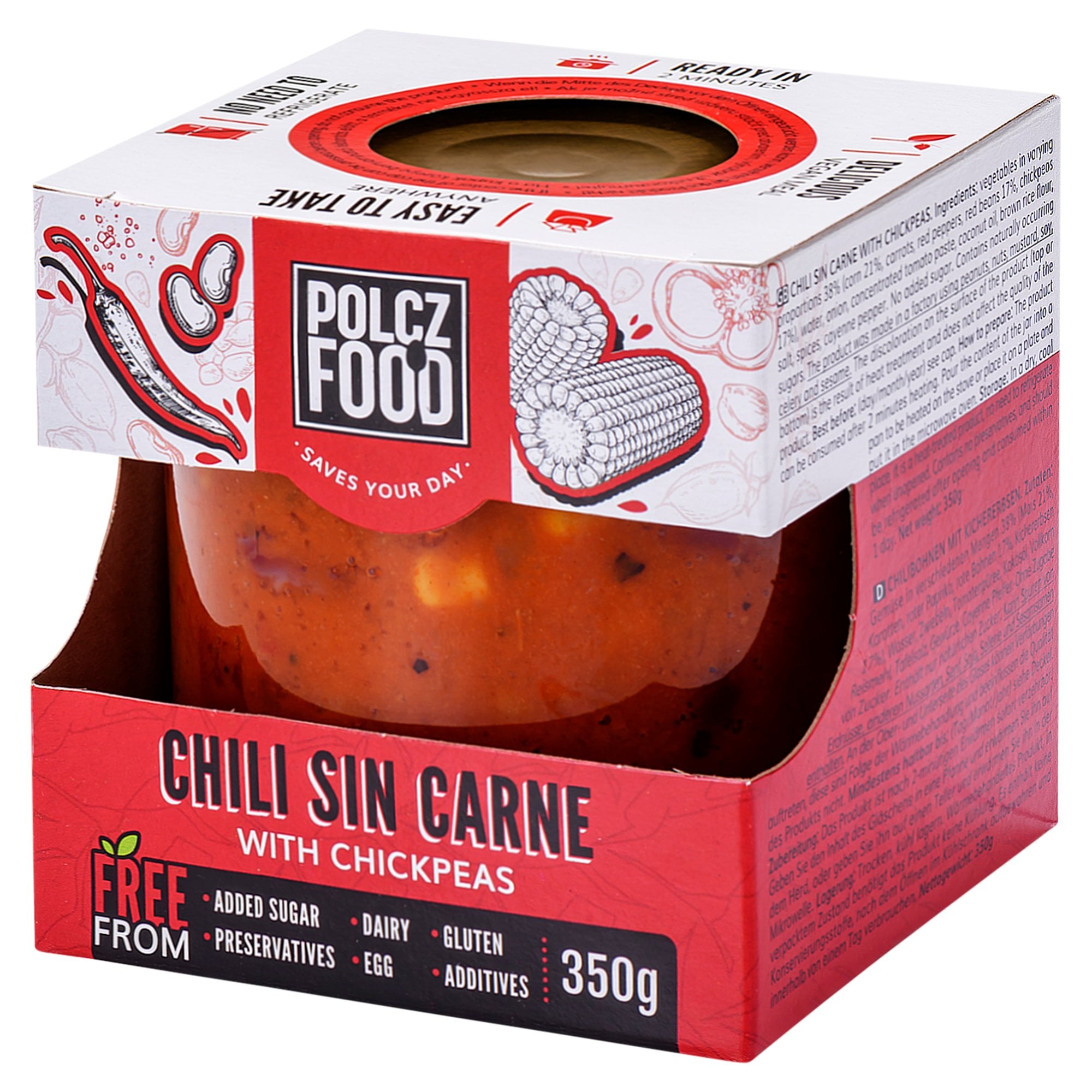 Polcz Chilis bab csicseriborsóval, gluténmentes