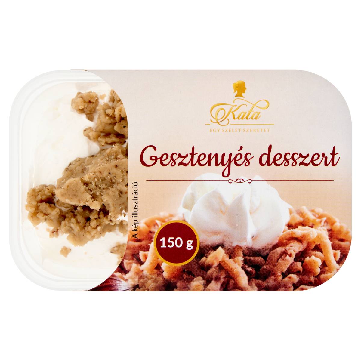 Kata Gesztenyés Desszert habbal