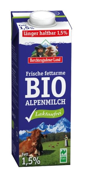 Bio Alpenmilch laktózmentes tej 1,5%