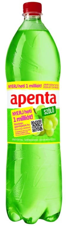 Apenta szénsavas üdítőital - Szőlő