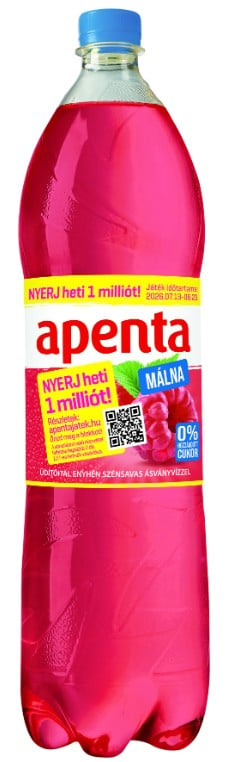 Apenta Light szénsavas üdítőital - Málna