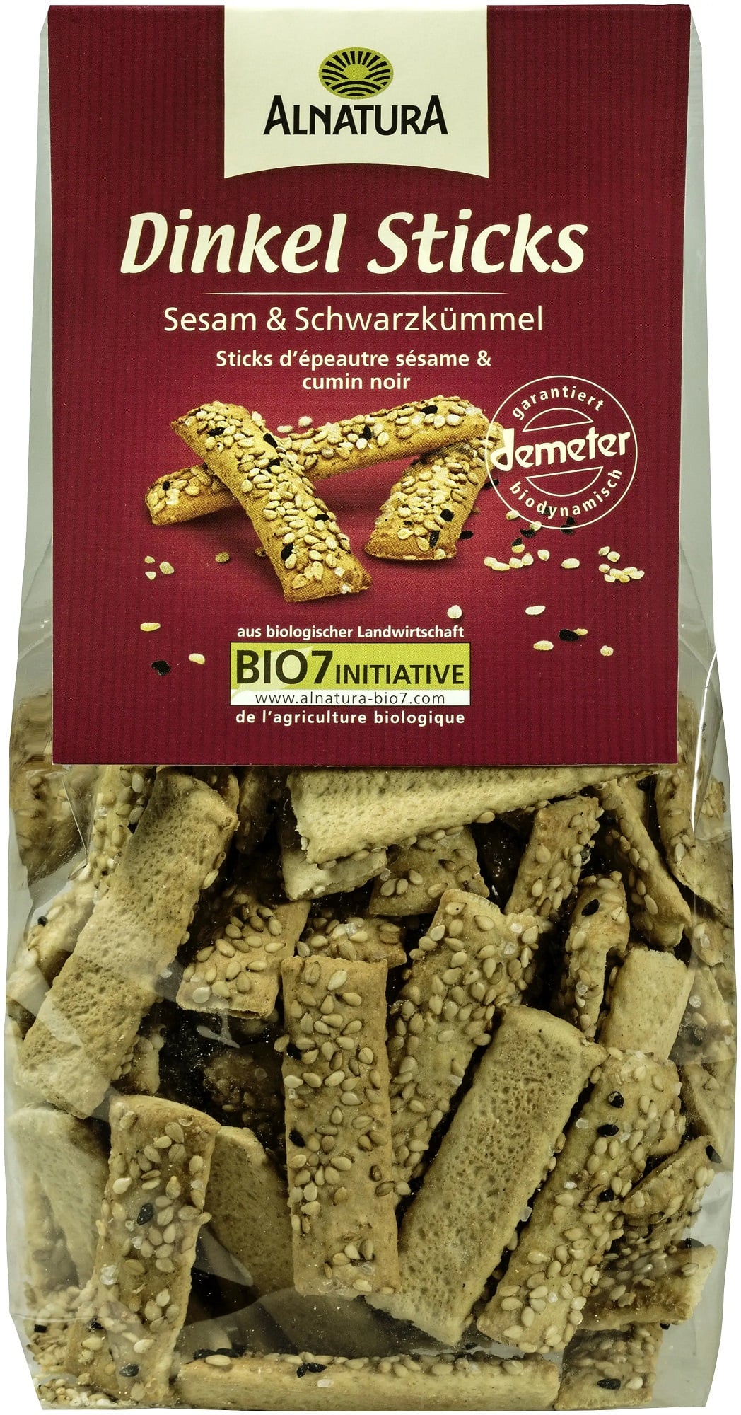Alnatura BIO Tönkölyrudak szezámmal és fekete köménymaggal