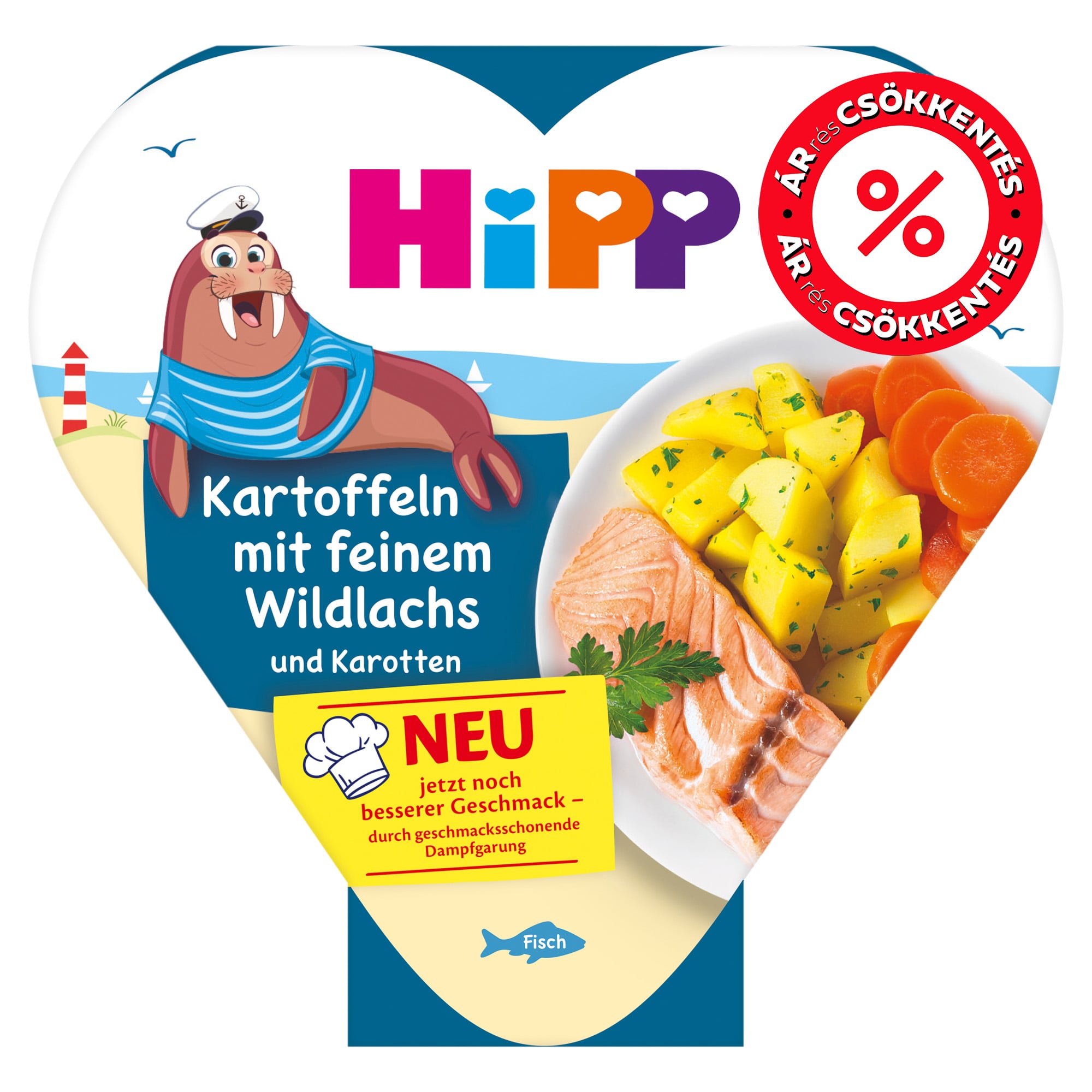 Hipp Bio Sárgarépa burgonyával és vadlazaccal 12 hónapos kortól