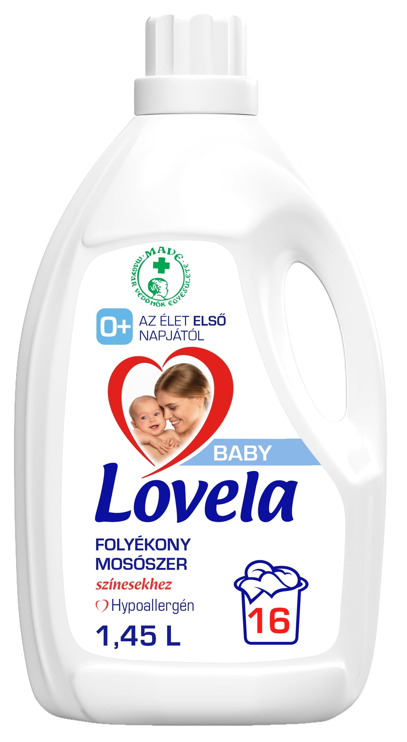 Lovela Baby Hipoallergén Folyékony mosószer színes ruhákhoz  1,45l