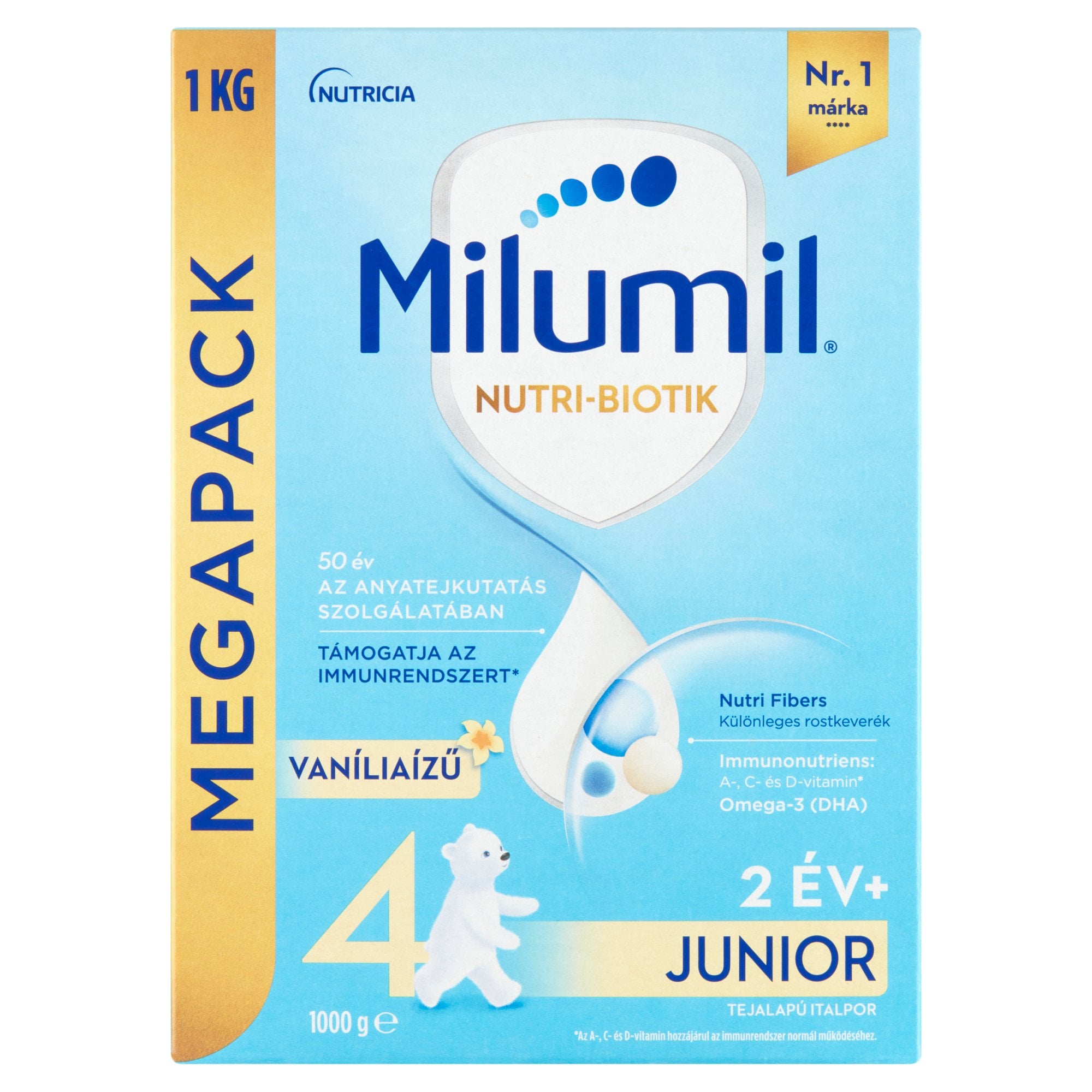 Milumil 4 Vaníliaízű Junior ital 2 éves kortól