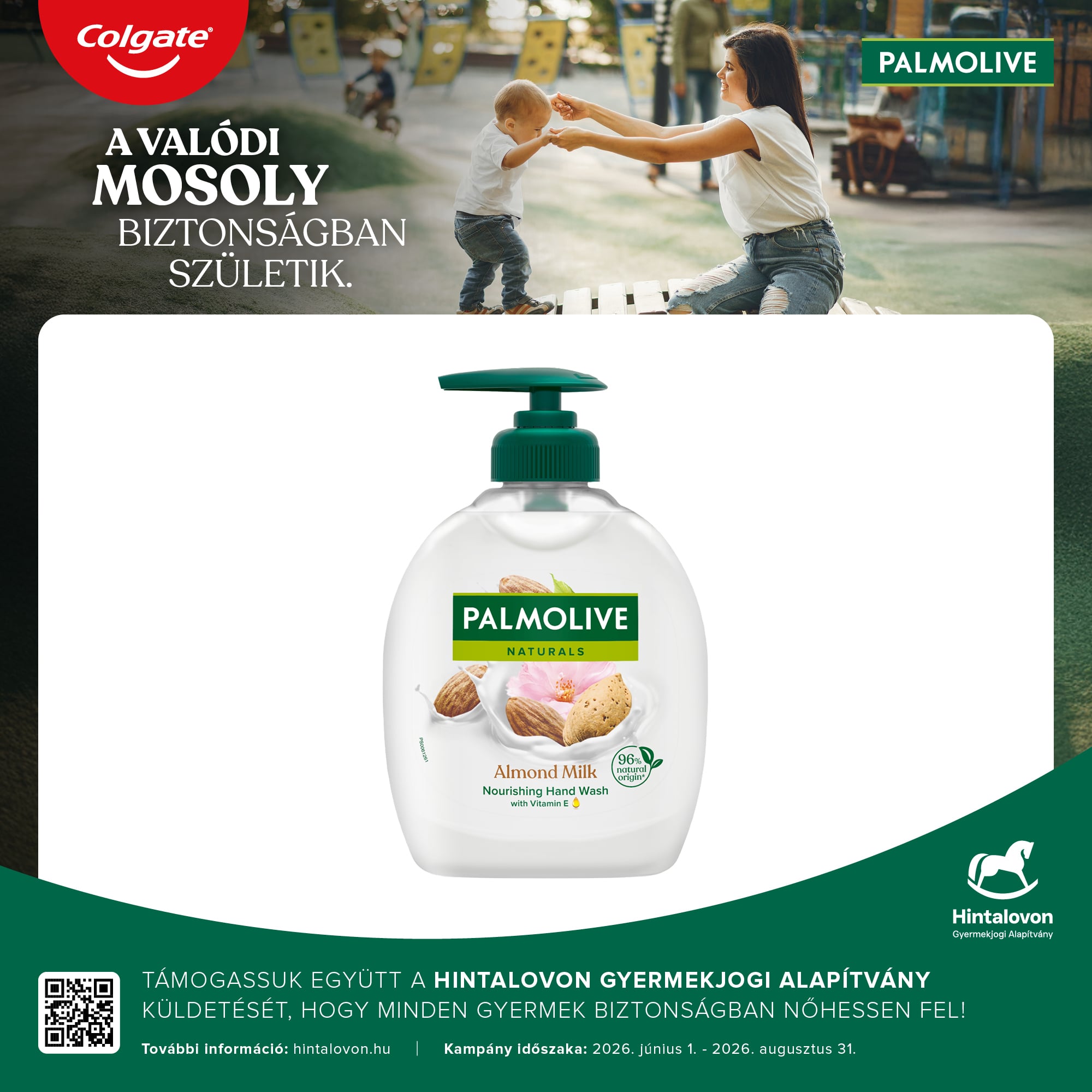 Palmolive Naturals Milk & Almond folyékony szappan