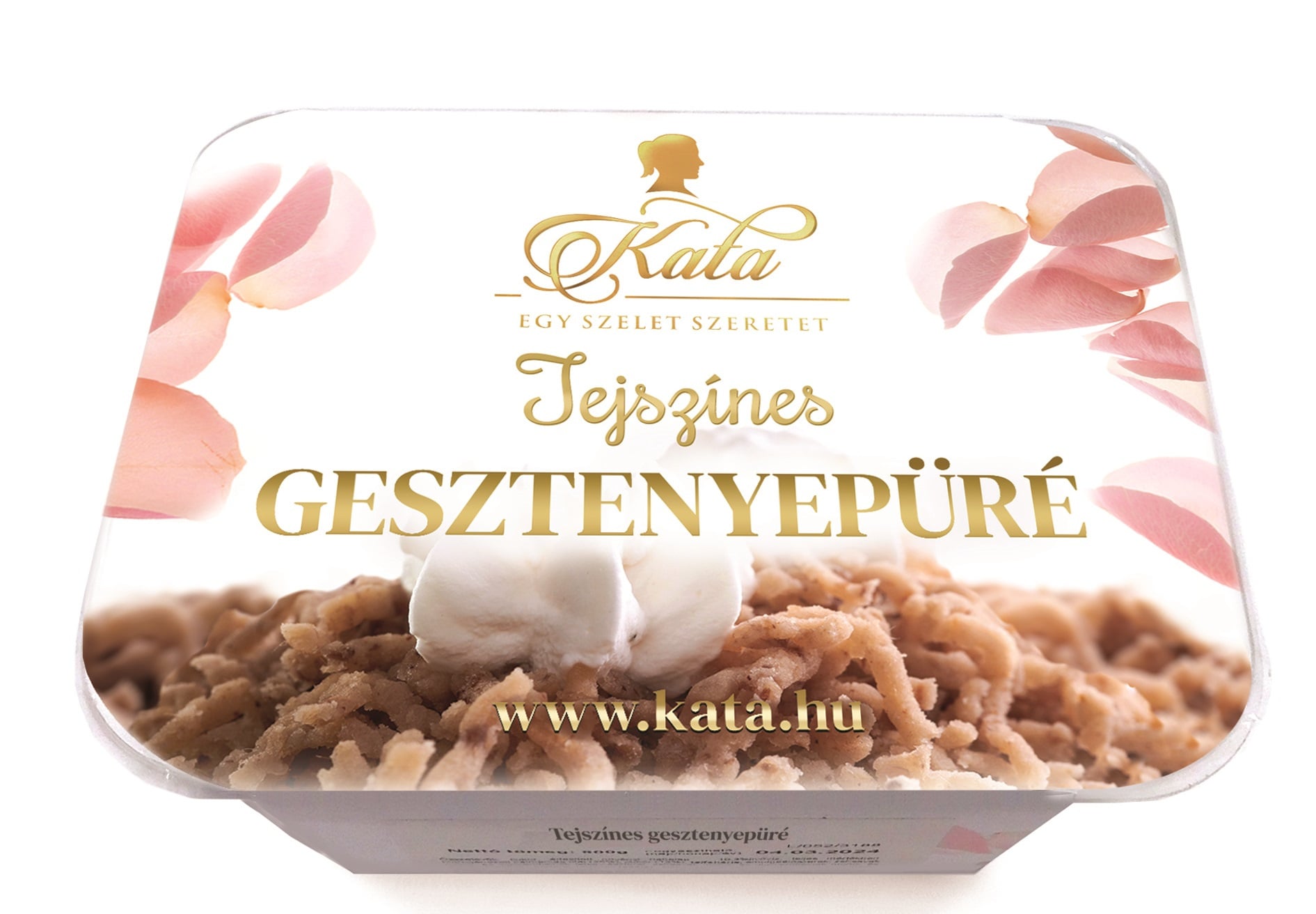 Kata Tejszínes gesztenyepüré