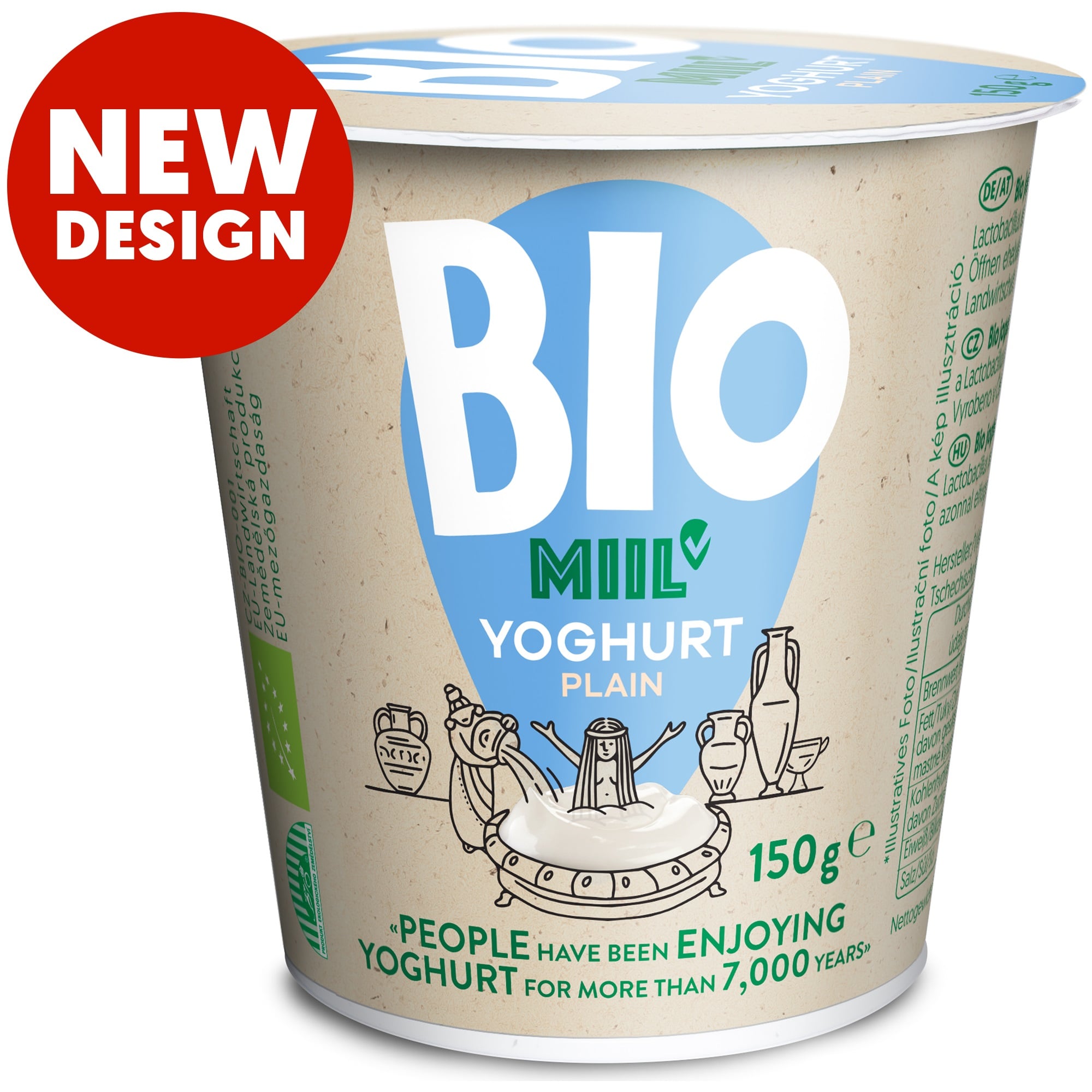 Miil BIO Natúr joghurt 3,8%