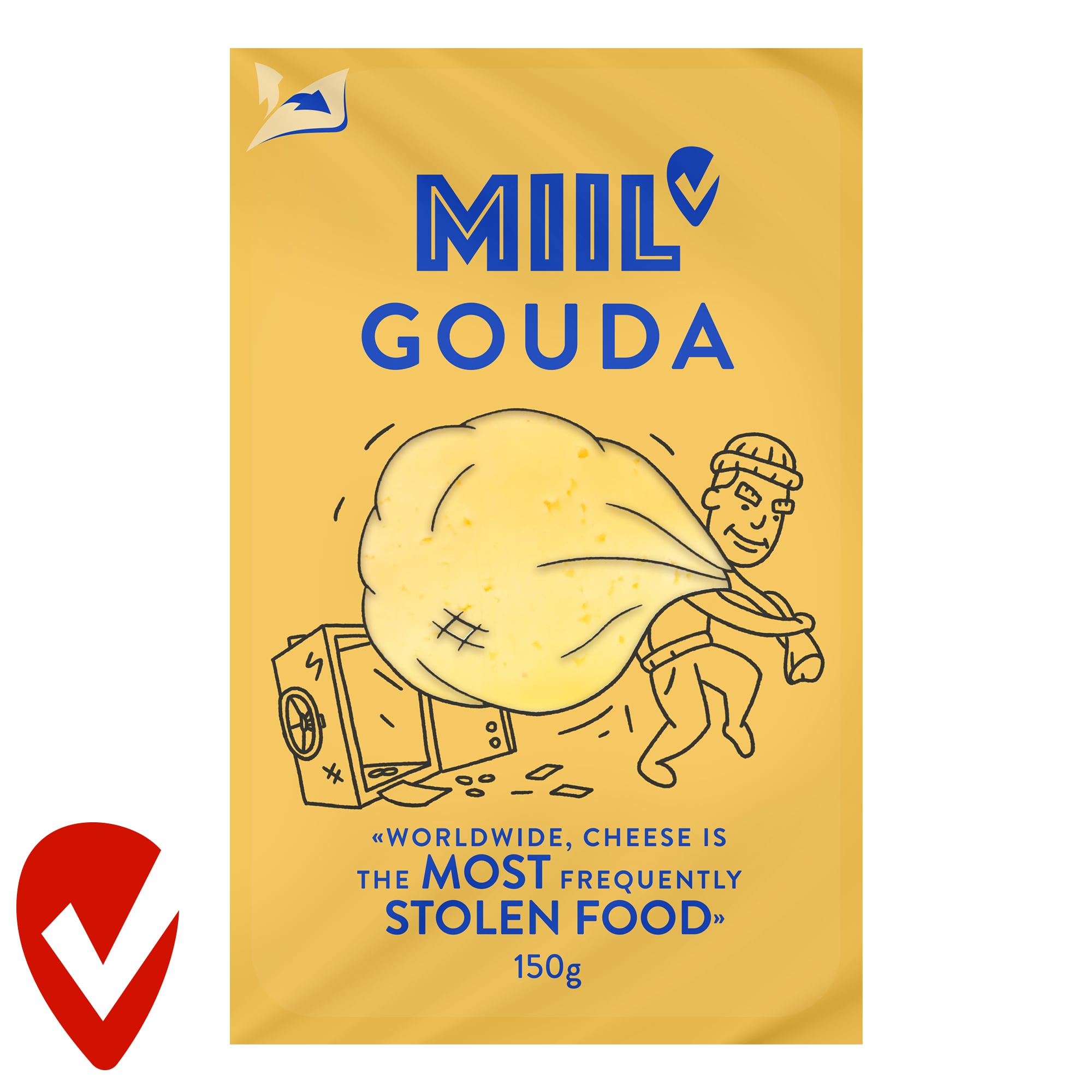 Miil Szeletelt gouda zsíros, félkemény sajt