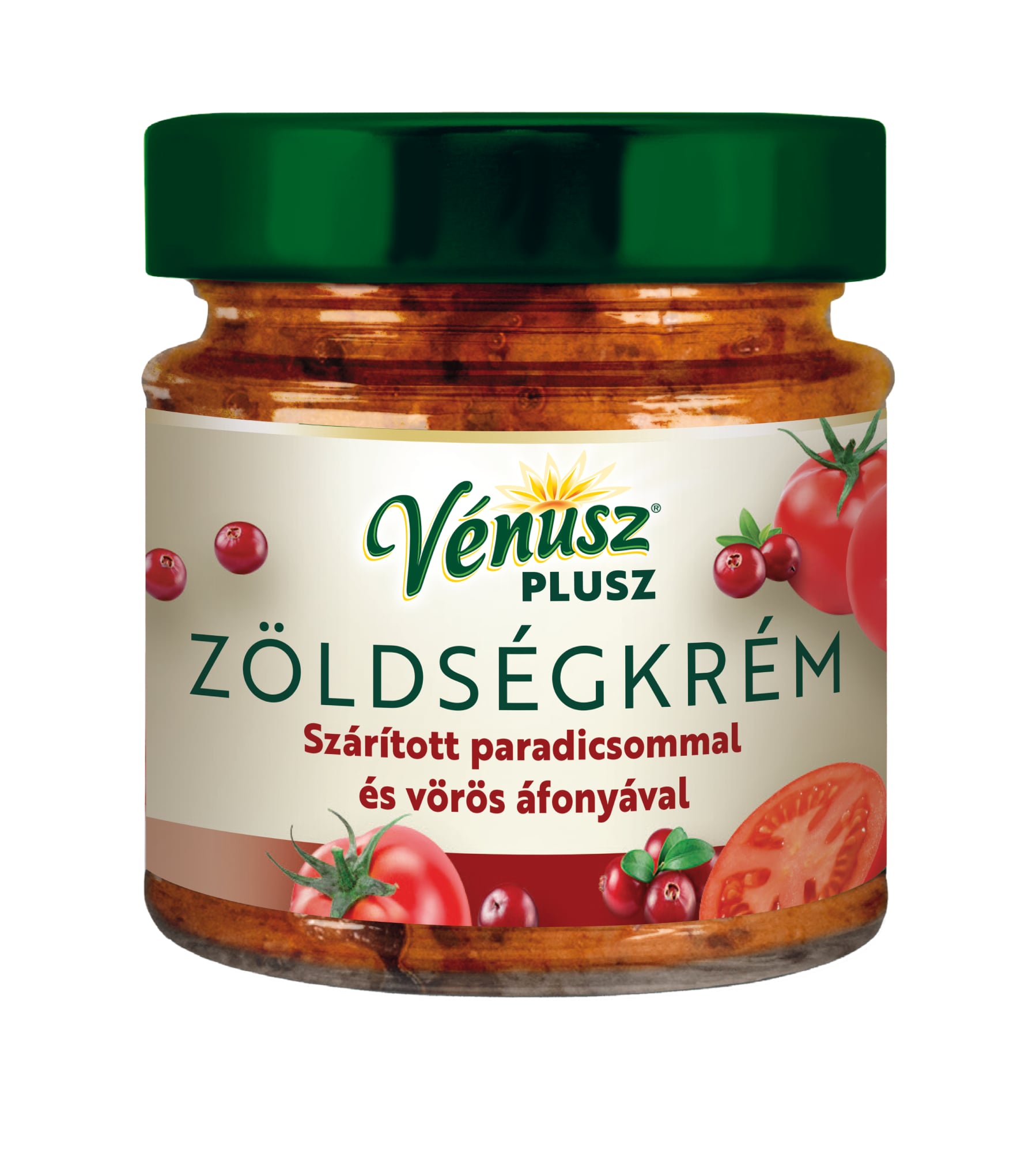 Vénusz Plusz zöldségkrém napszárított paradicsommal és áfonyával