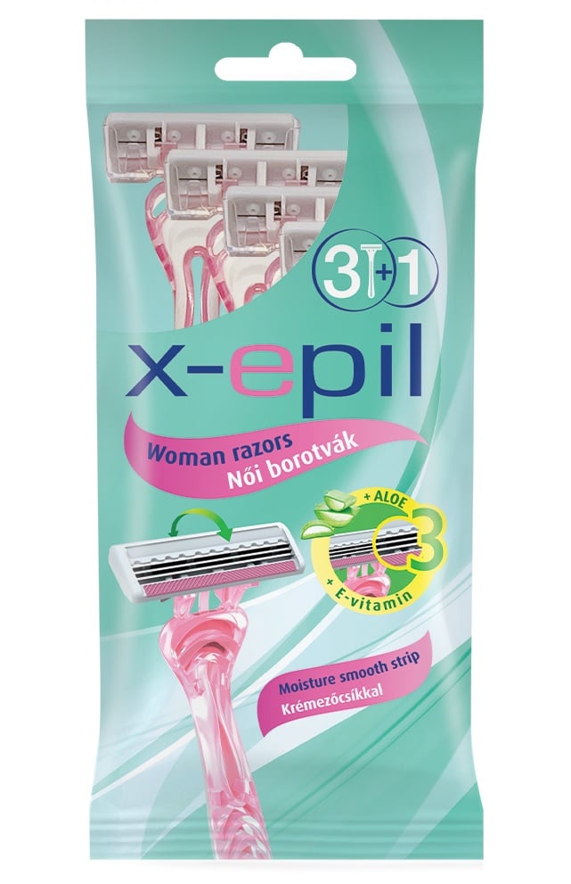 X-Epil Eldobható női borotva 3 pengés