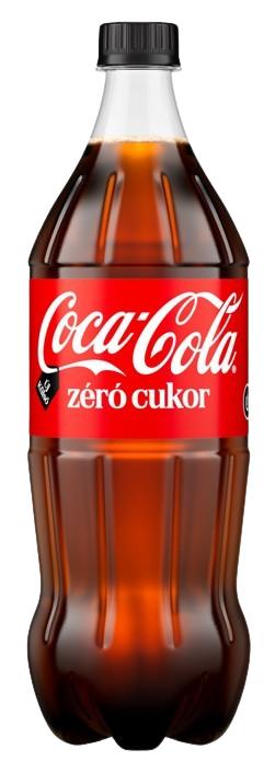 Coca-Cola Zéró colaízű energiamentes szénsavas üdítőital édesítőszerekkel 1L