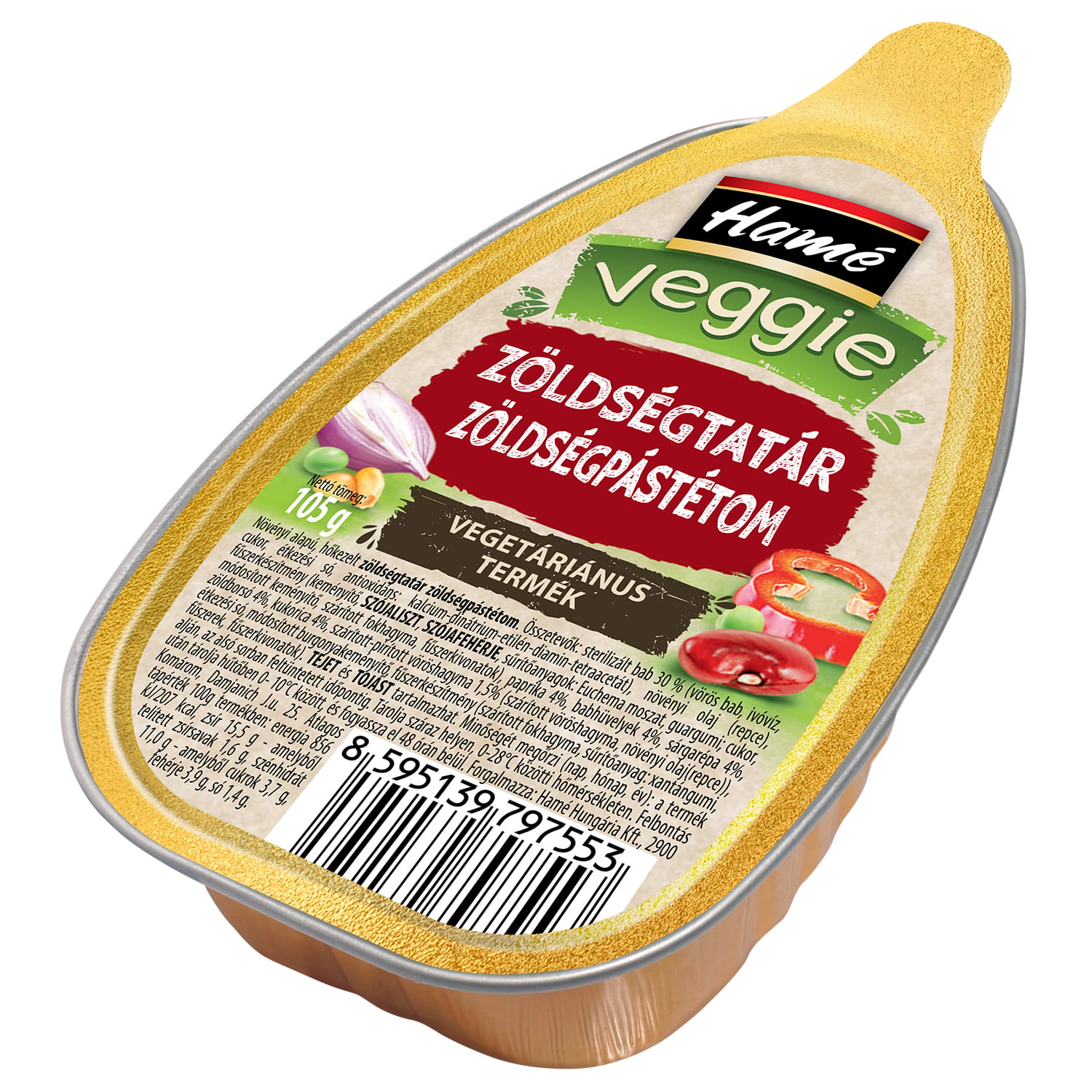 Hamé Veggie zöldségtatár zöldségpástétom