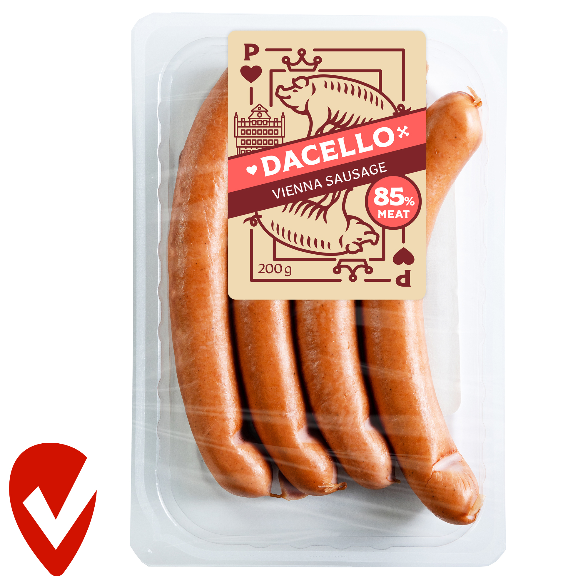 Dacello Wiener füstölt főtt húskészítmény