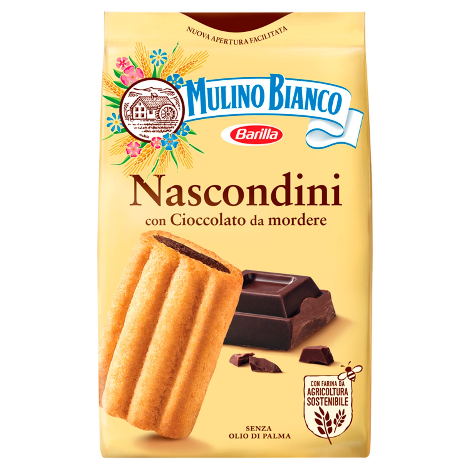 Mulino Bianco Nascondini csokoládés omlós keksz