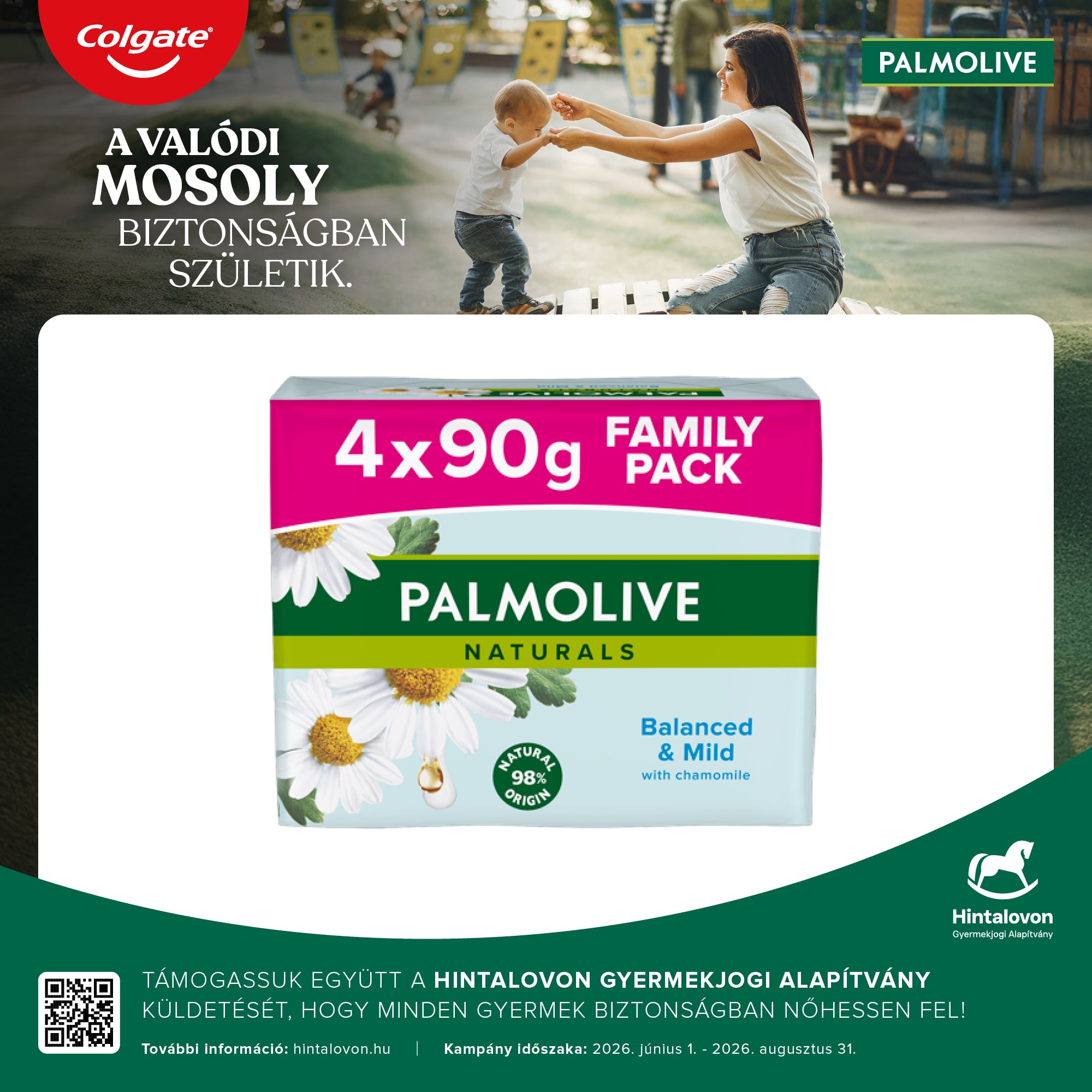 Palmolive Szappan Naturals Kamillás Balanced & Mild