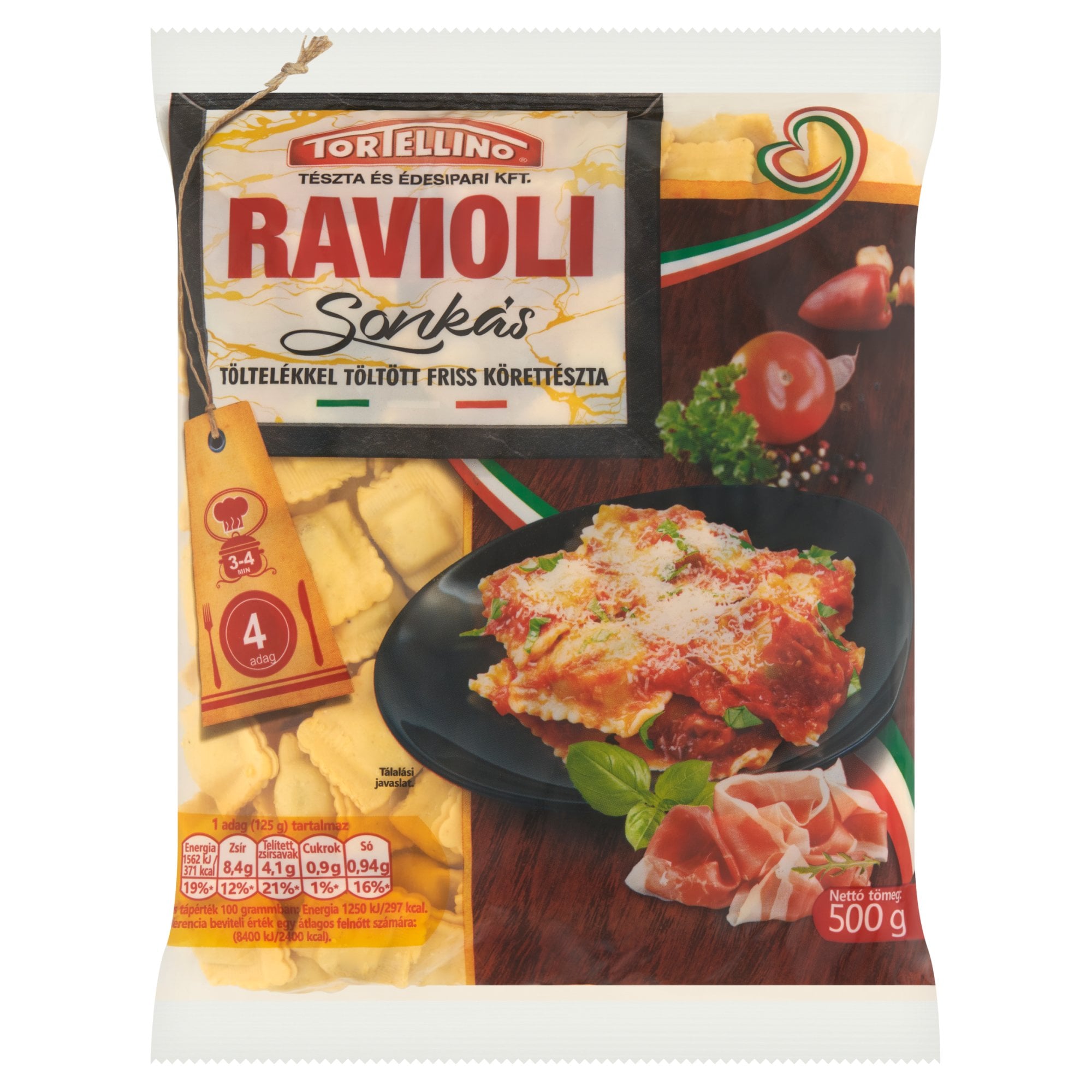 Tortellino Sonkás ravioli