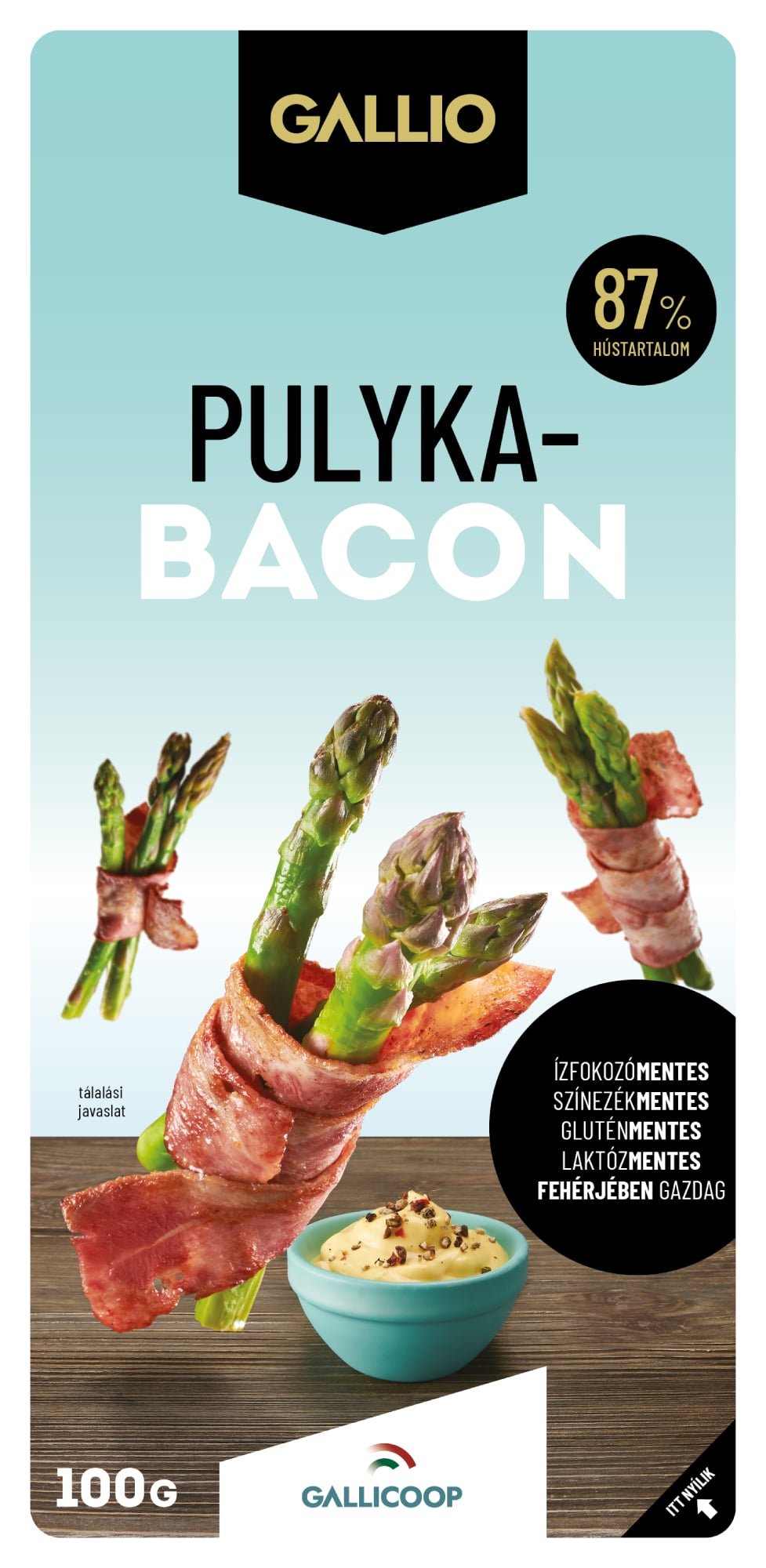 Gallio Pulykabacon szeletelt