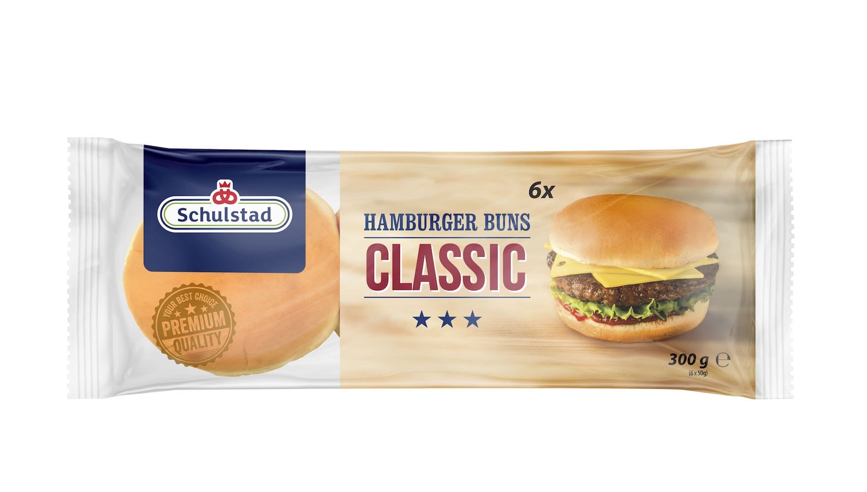 Schulstad Classic hamburger zsemle (6 db)