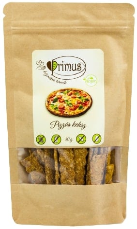 Primus Gluténmentes, Vegán Pizzás keksz