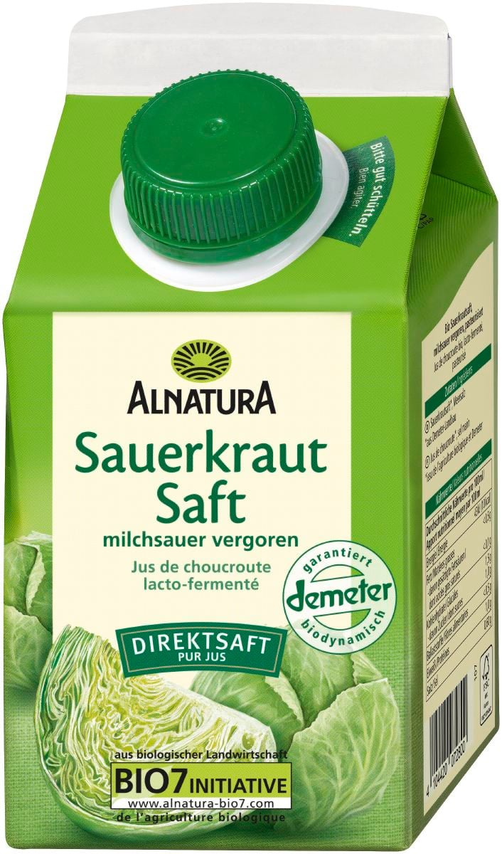 Alnatura BIO Savanyított káposztalé tengeri sóval