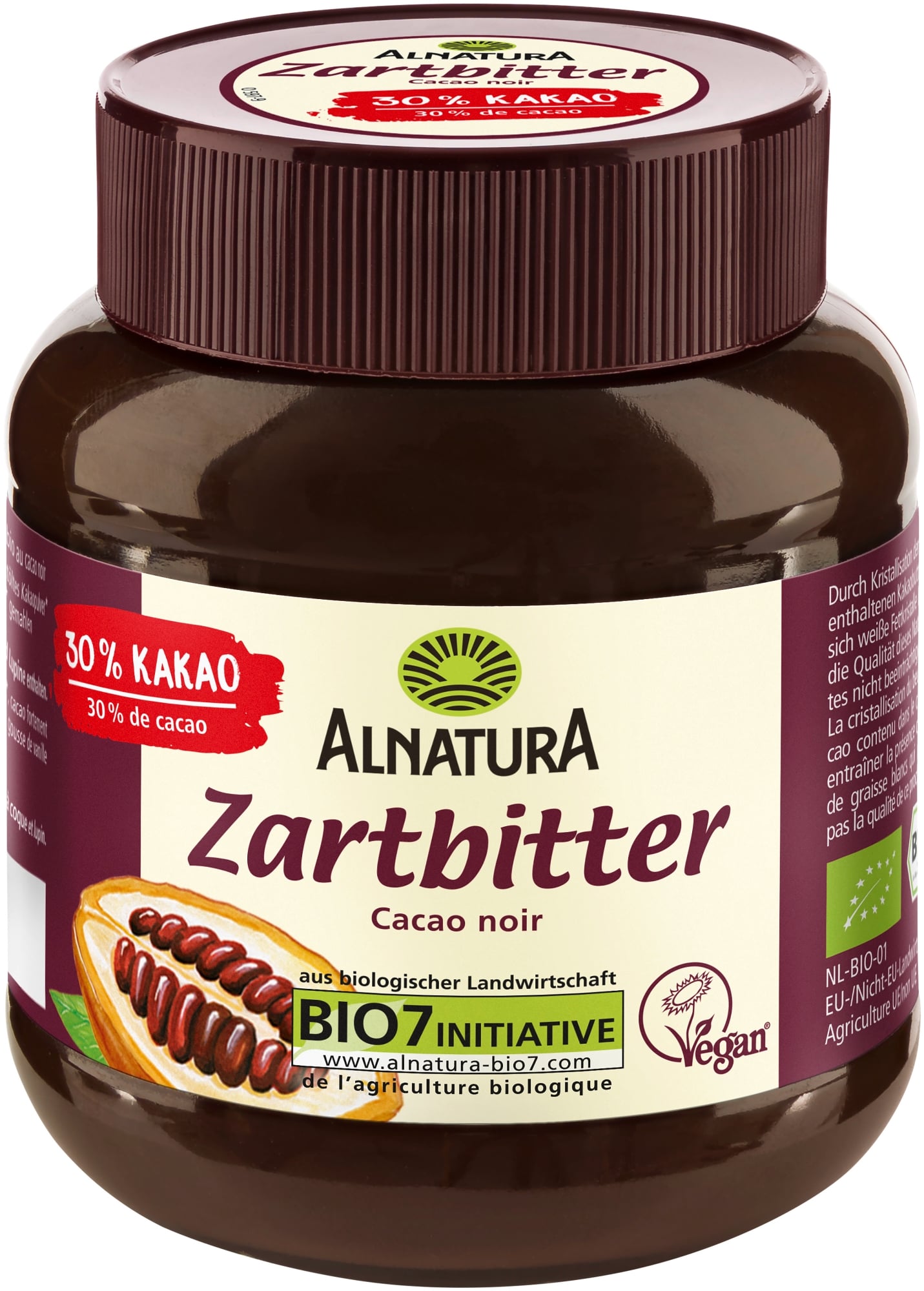 Alnatura BIO Kesernyés ízű kakaós krém
