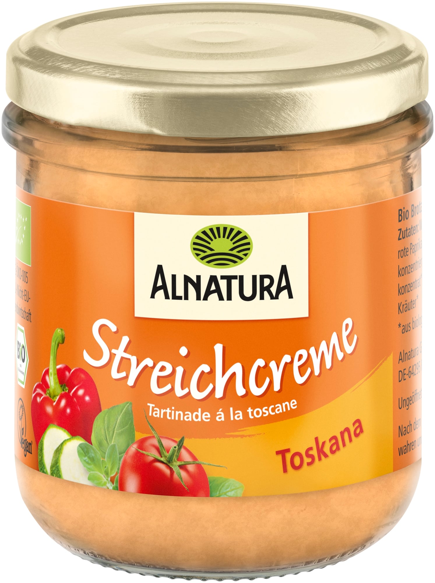 Alnatura BIO Kenhető krém paprikával és paradicsommal, vegán