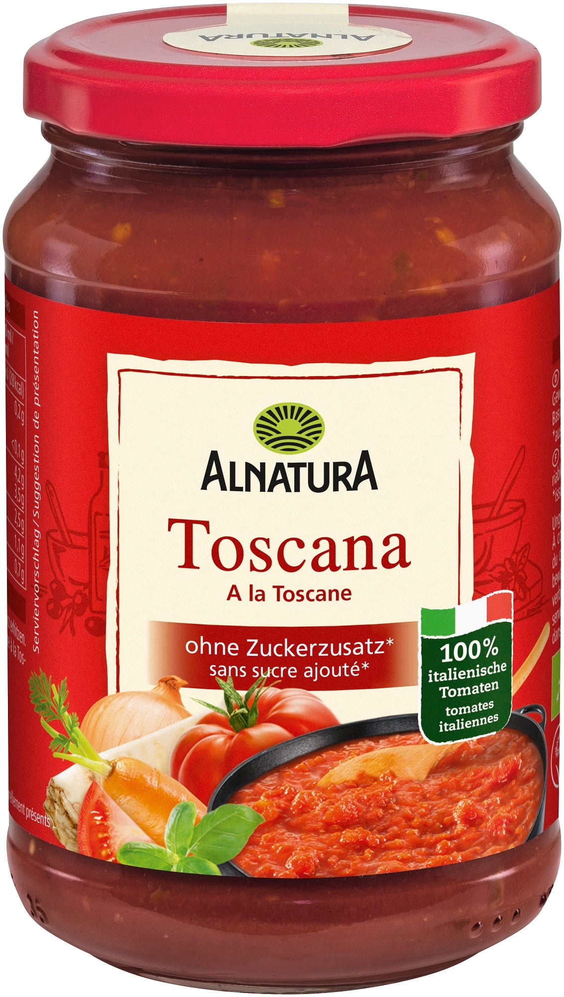 Alnatura BIO Paradicsomszósz zöldségekkel