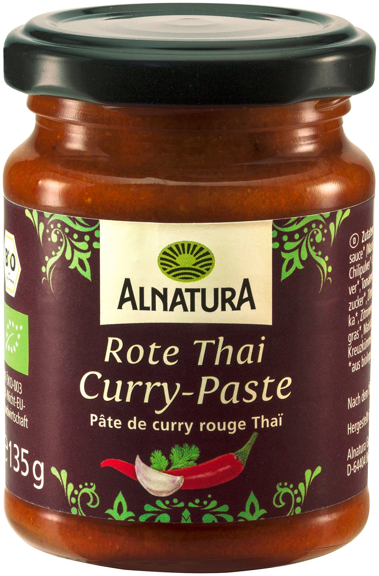 Alnatura BIO Vörös curry fűszerkrém