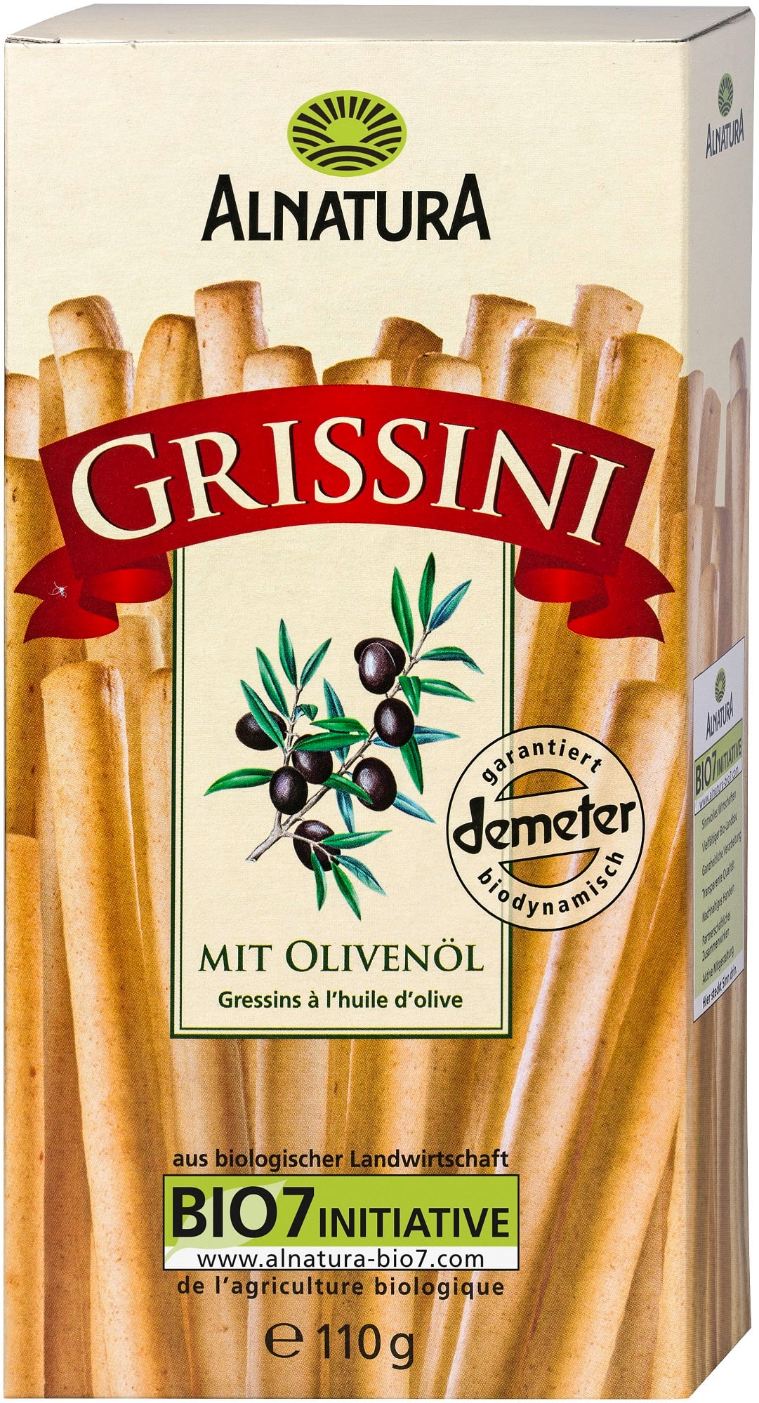 Alnatura BIO sós rúd (grissini) olívaolajjal