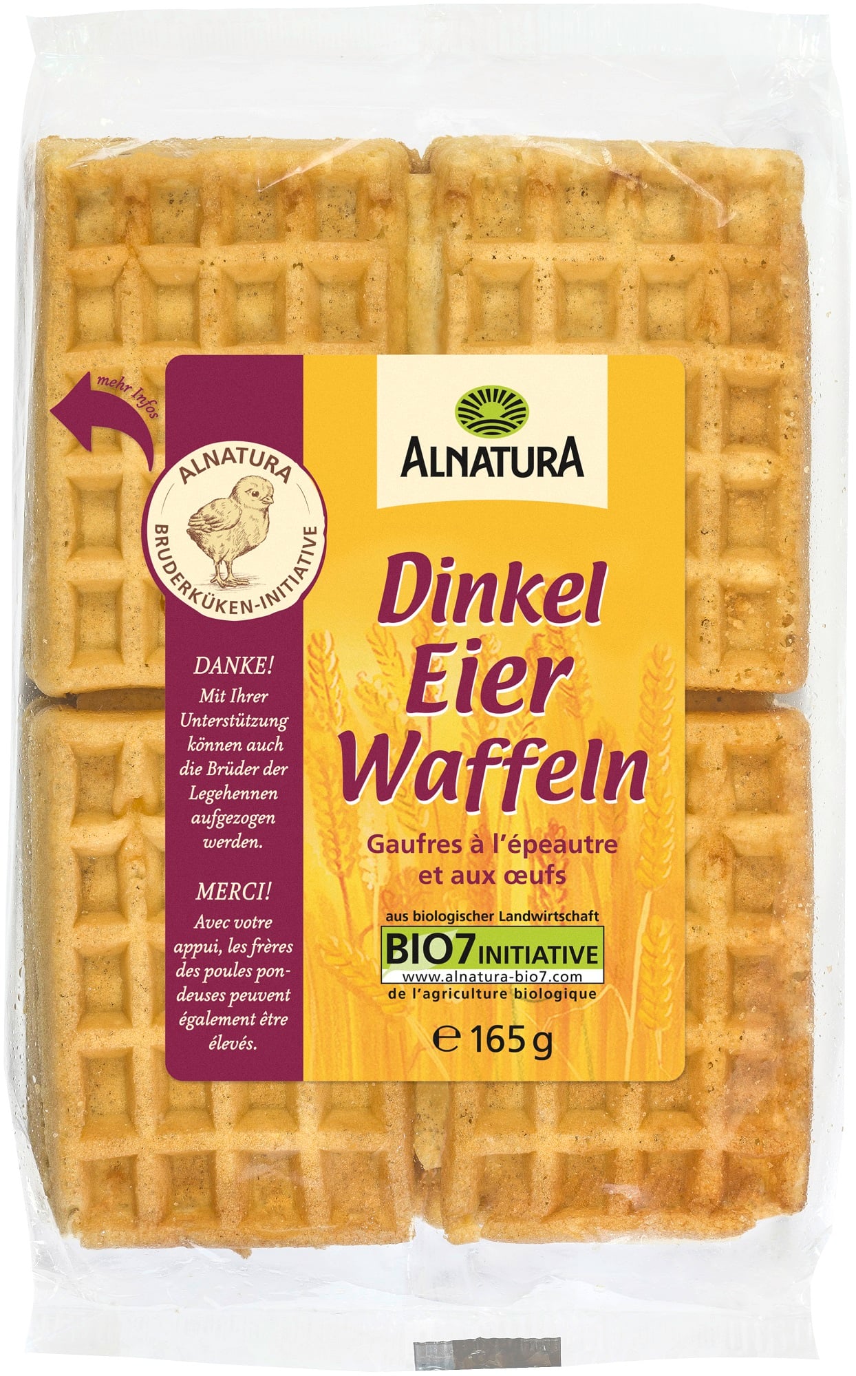 Alnatura BIO Tojásos gofri tönkölybúzából