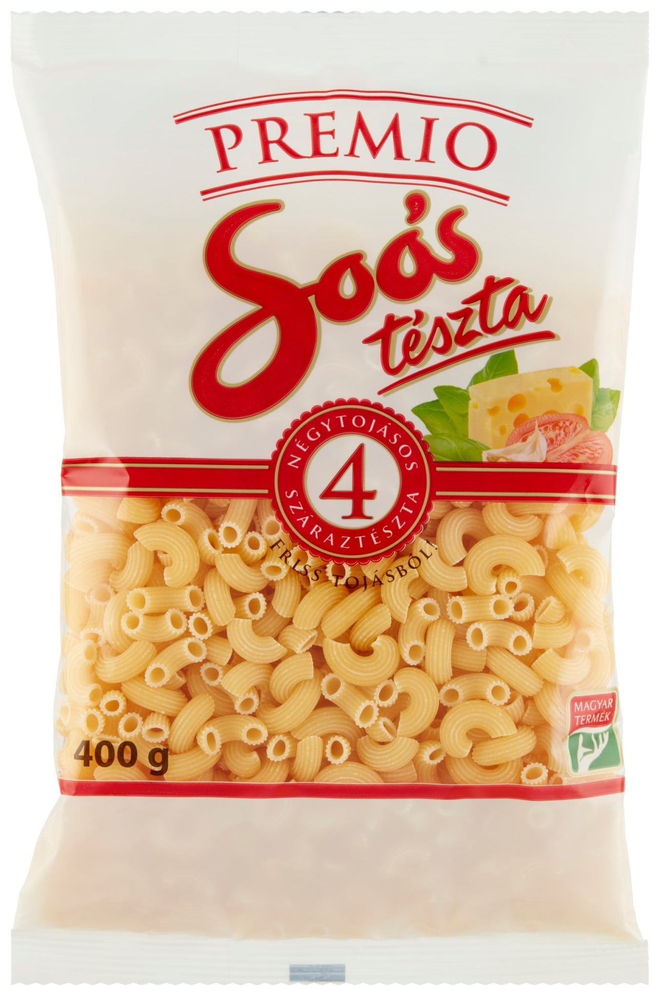 Soós Premio 4 tojásos szarvacska