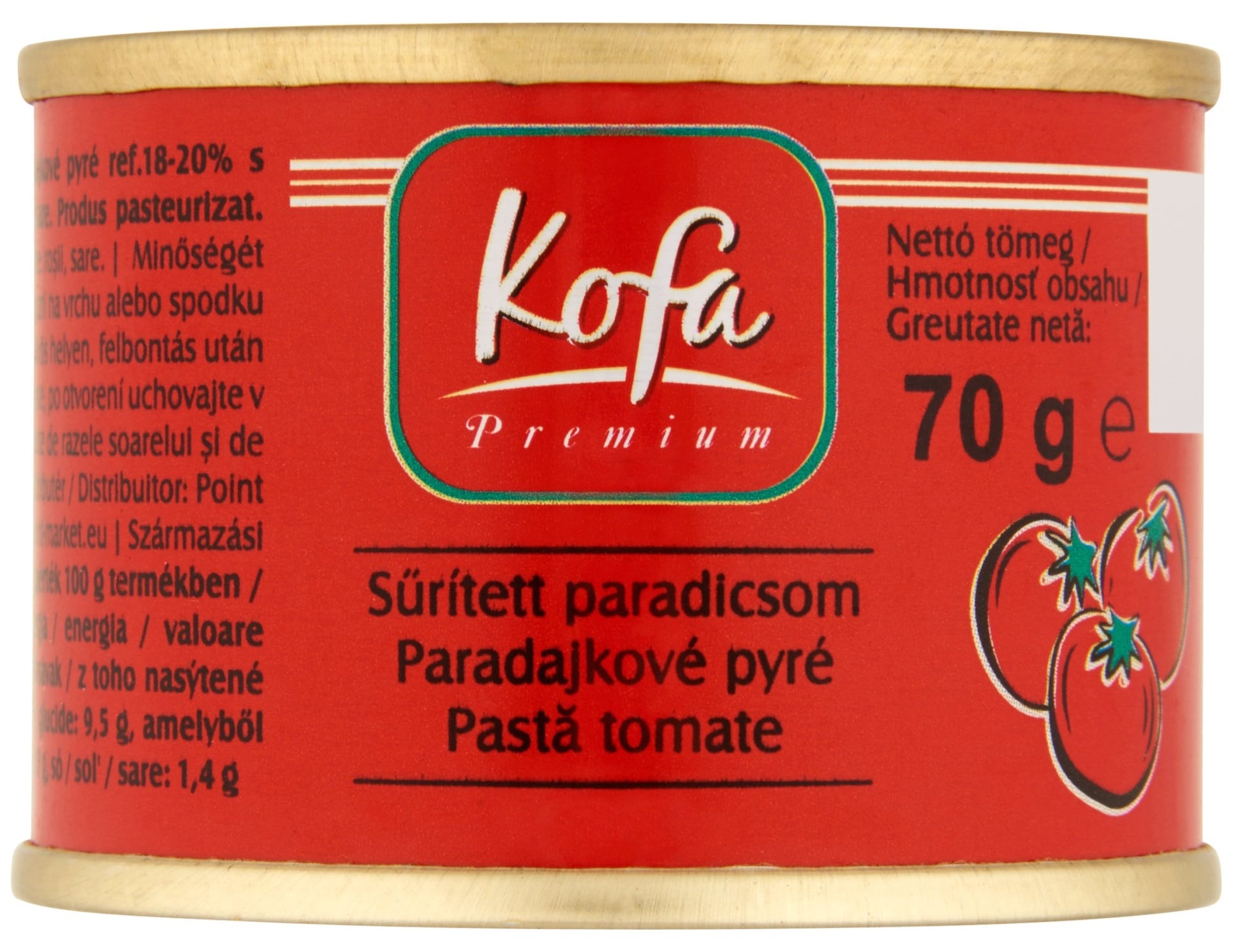 Kofa sűrített paradicsom