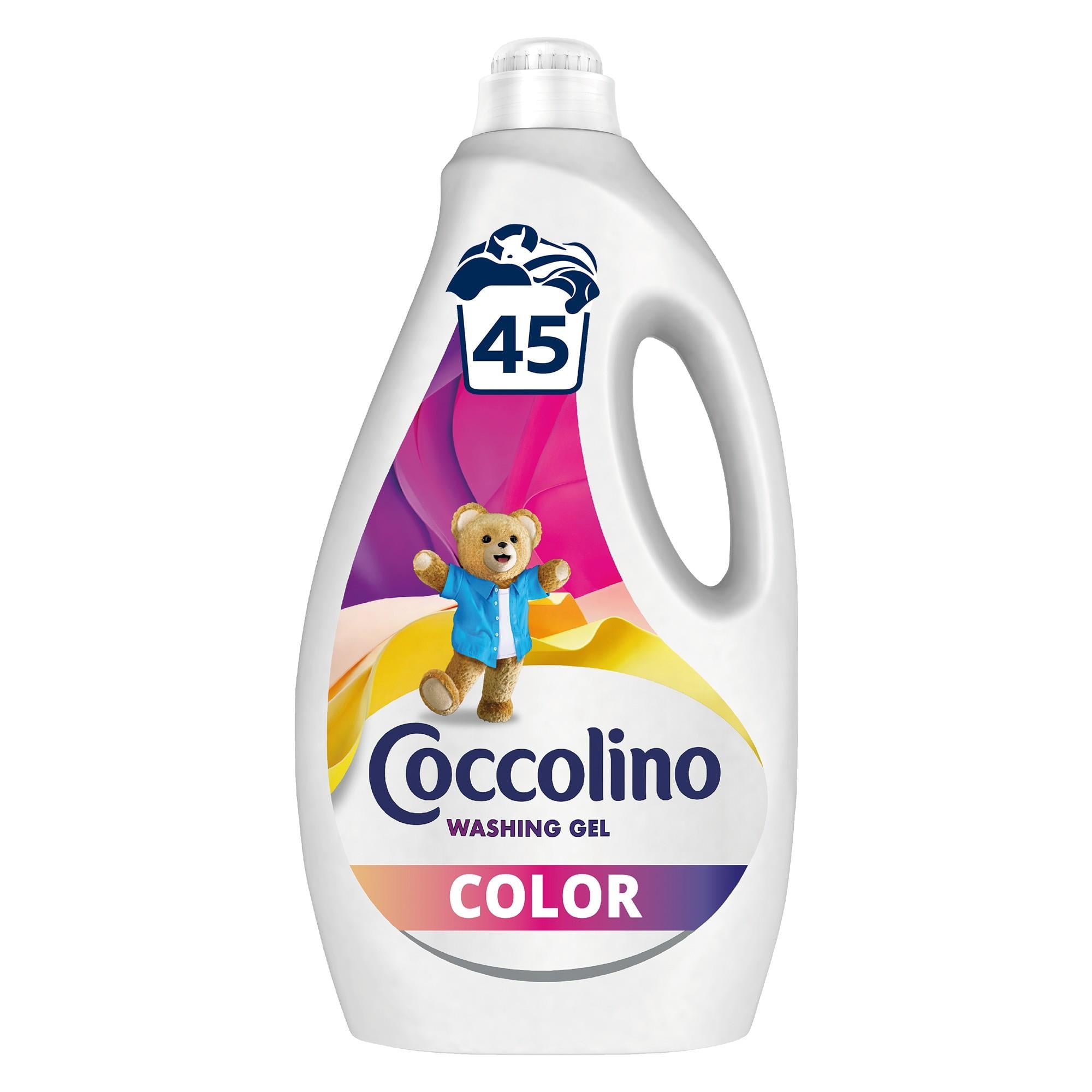Coccolino Color mosószer színes ruhákhoz, 45 mosás, 1.8 l