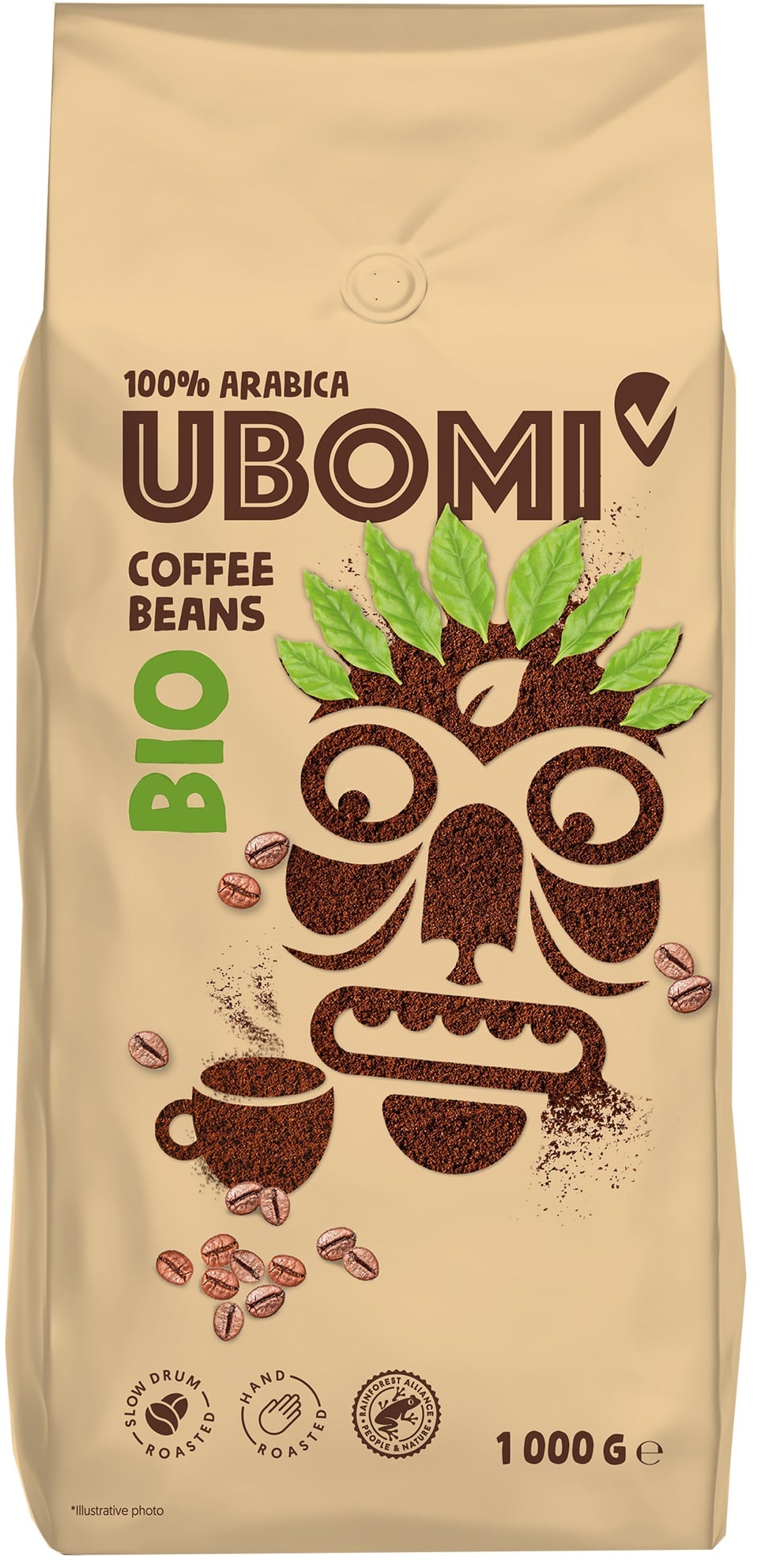 UBOMI BIO Caffee Crema szemes kávé