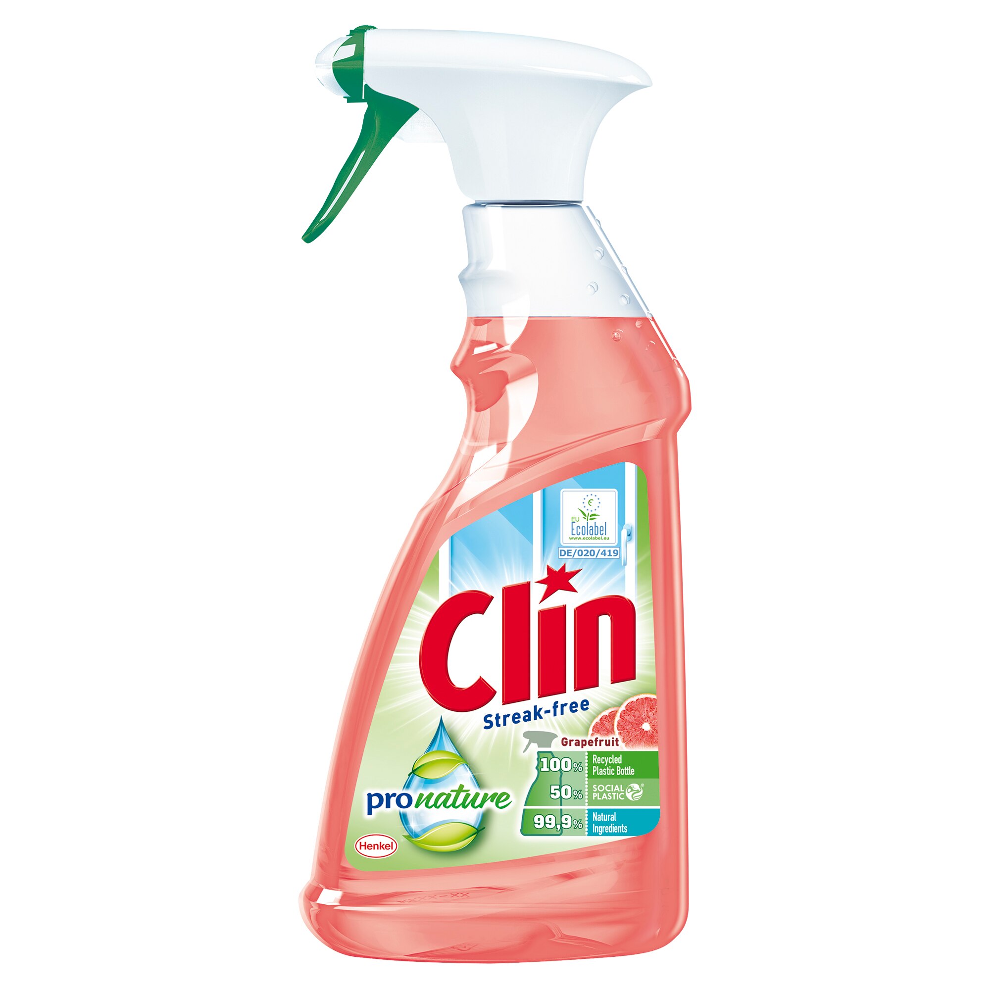 Clin ProNature Grapefruit ablaktisztító szórófejes