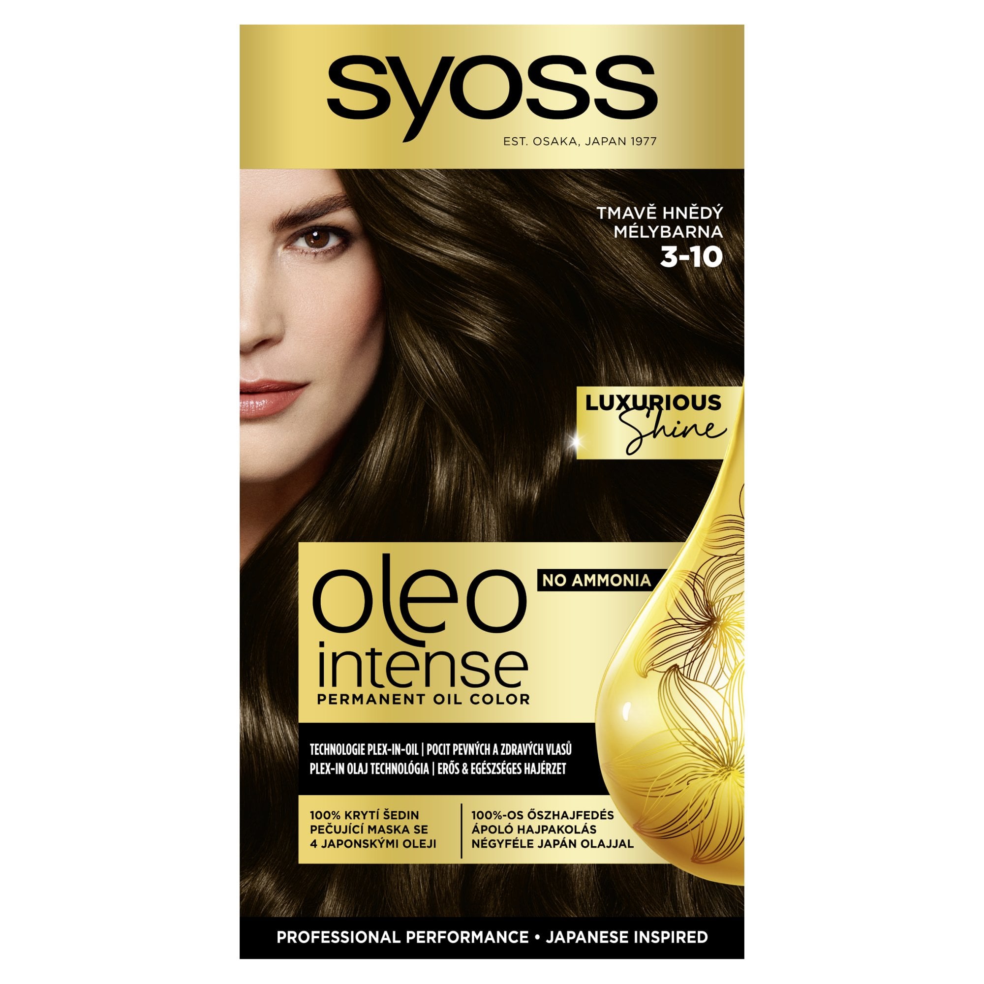 Syoss Color Oleo intenzív olaj hajfesték 3-10 mélybarna