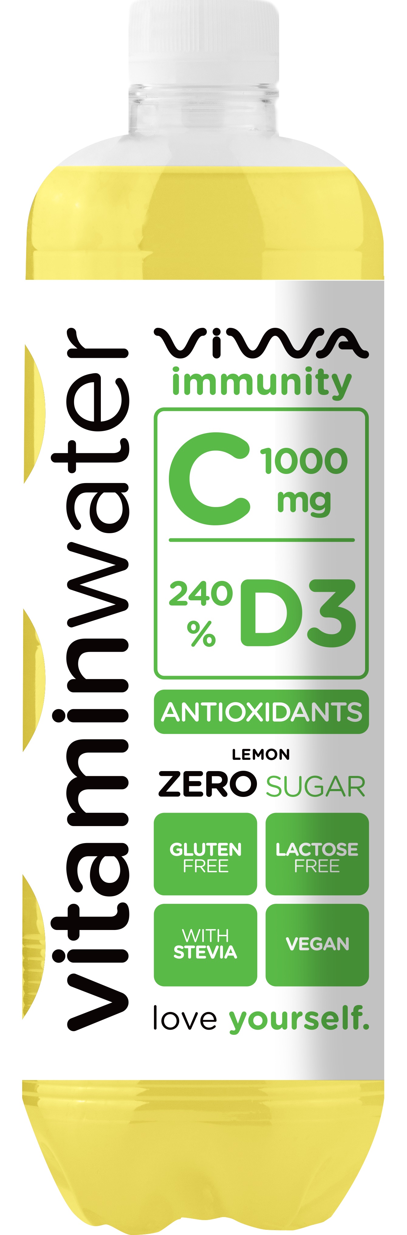 Viwa Immunity Zero szénsavmentes citrom ízű üdítőital