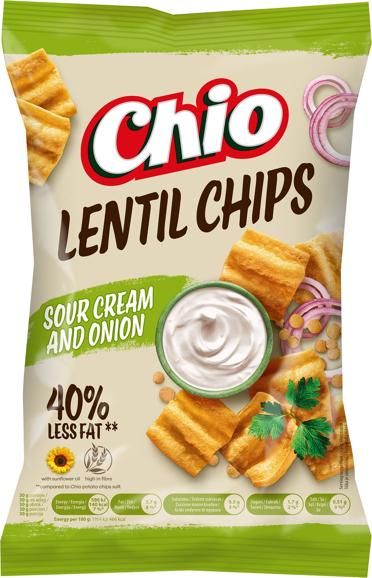 Chio Chips lencse chips hagymás-tejfölös
