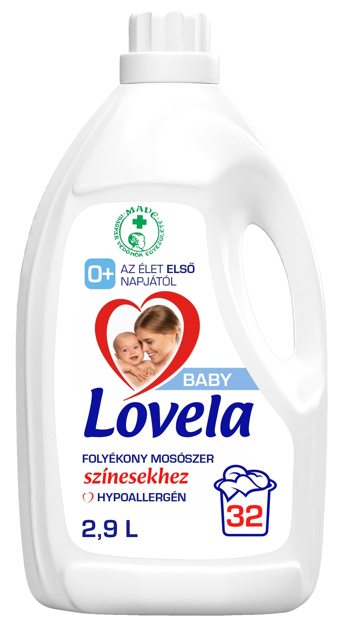 Lovela Baby Hipoallergén Folyékony mosószer színes ruhákhoz 2,9 l