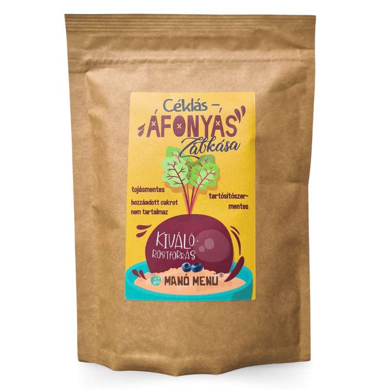 ManóMenü® Céklás-áfonyás zabkása
