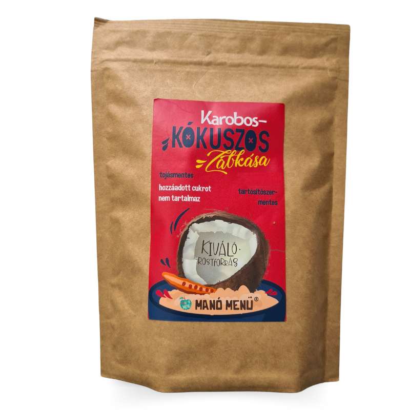 ManóMenü® Karobos- kókuszos zabkása