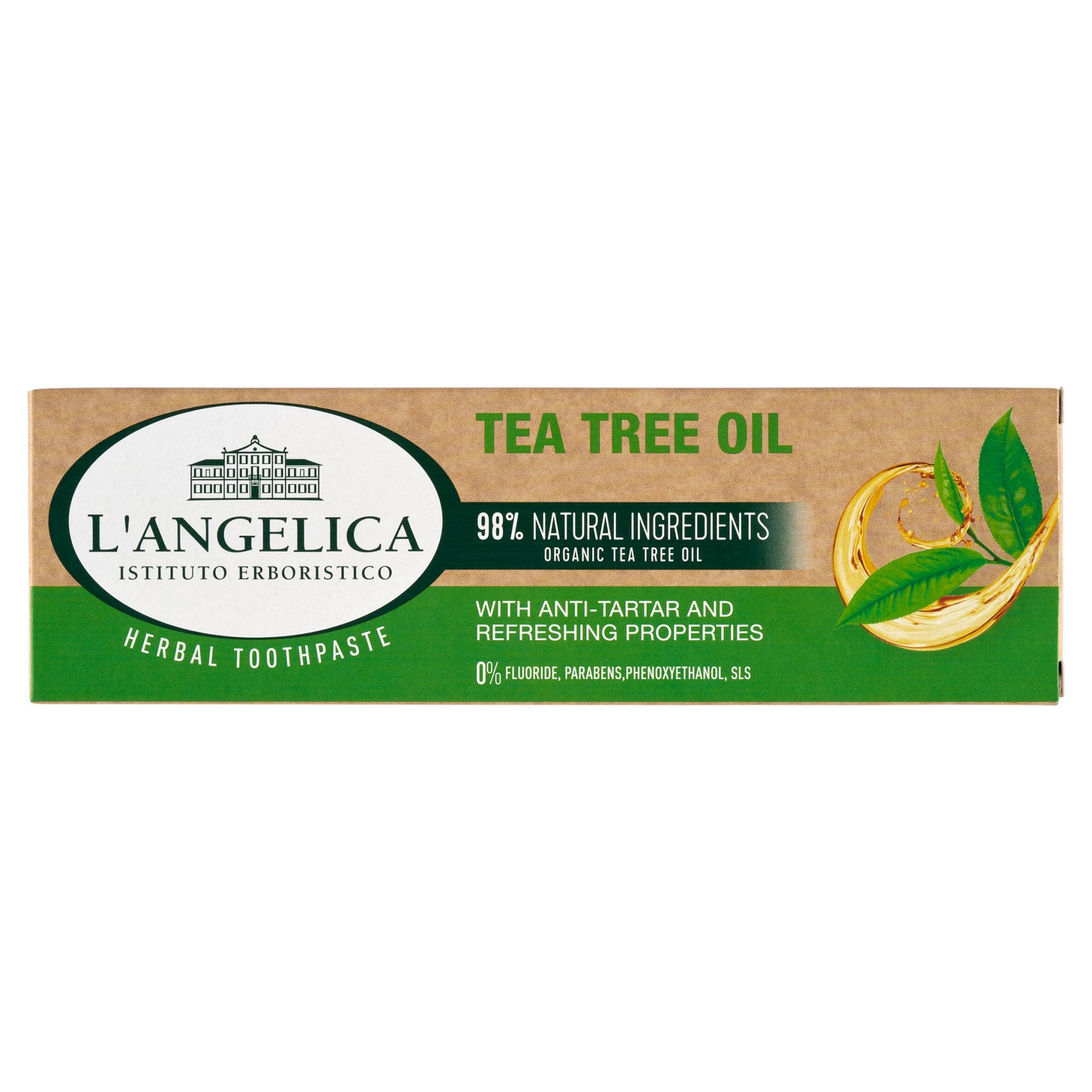 L'Angelica teafaolaj gyógynövényes fogkrém