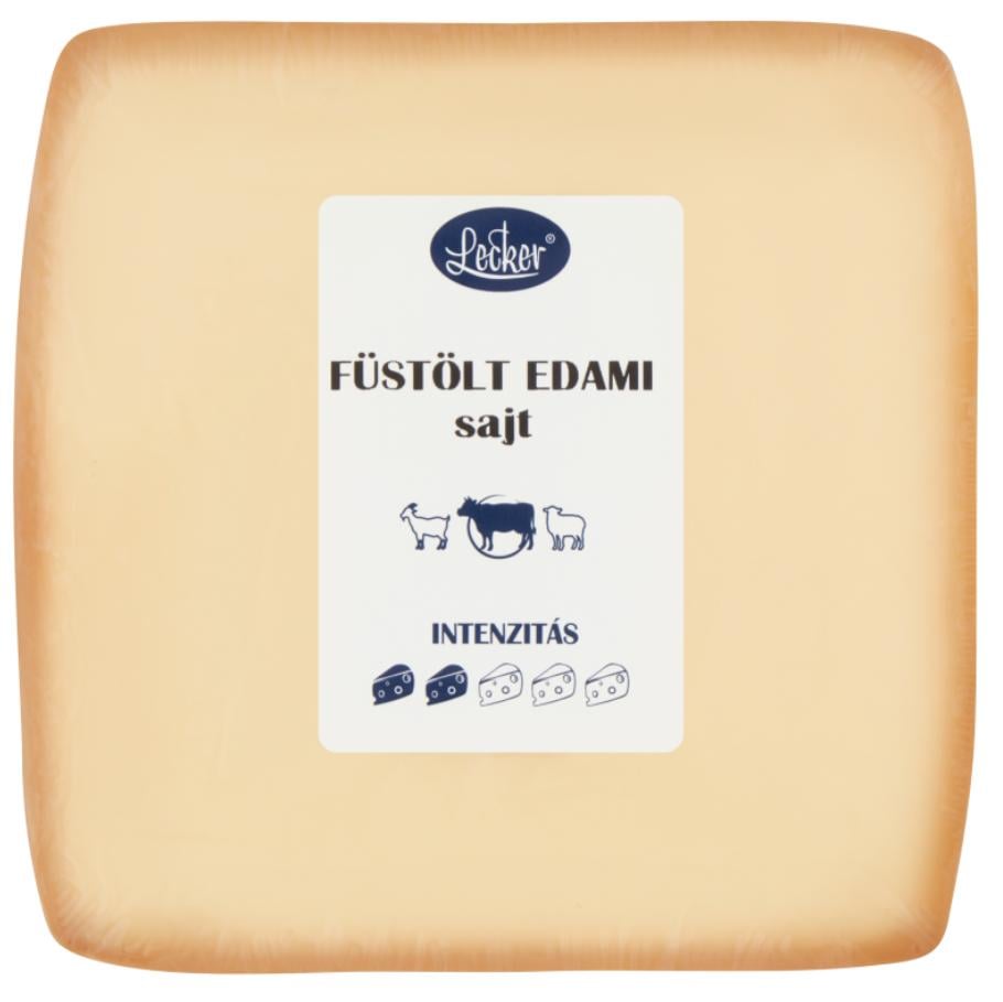 Lecker Edami füstölt, darabolt sajt