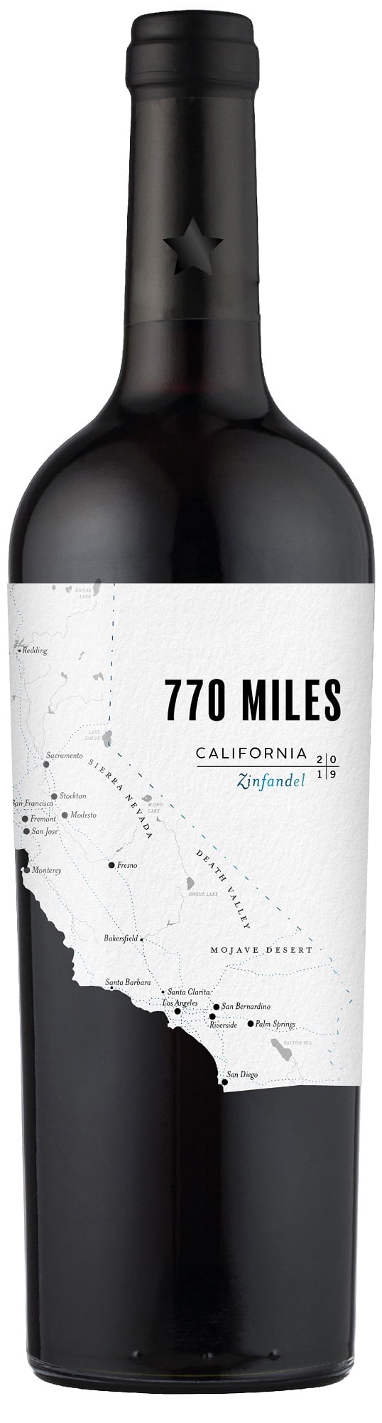 770 Miles Zinfandel Rouge from California, vörös