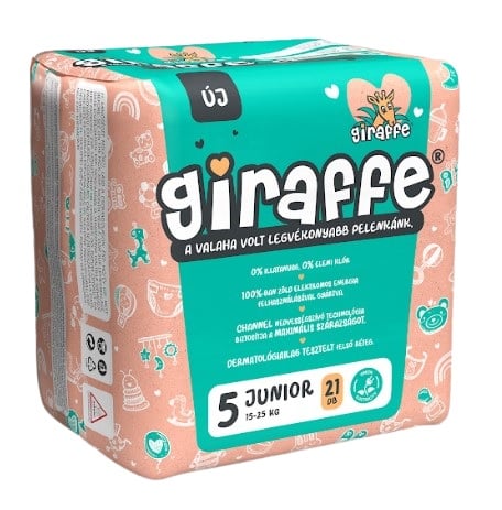 giraffe® Junior Channel Pelenka 15-25 kg (5-ös méret)