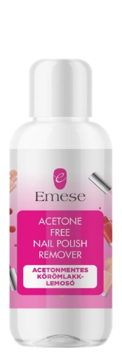 Emese körömlakklemosó 75 ml, acetonmentes, rózsaszín
